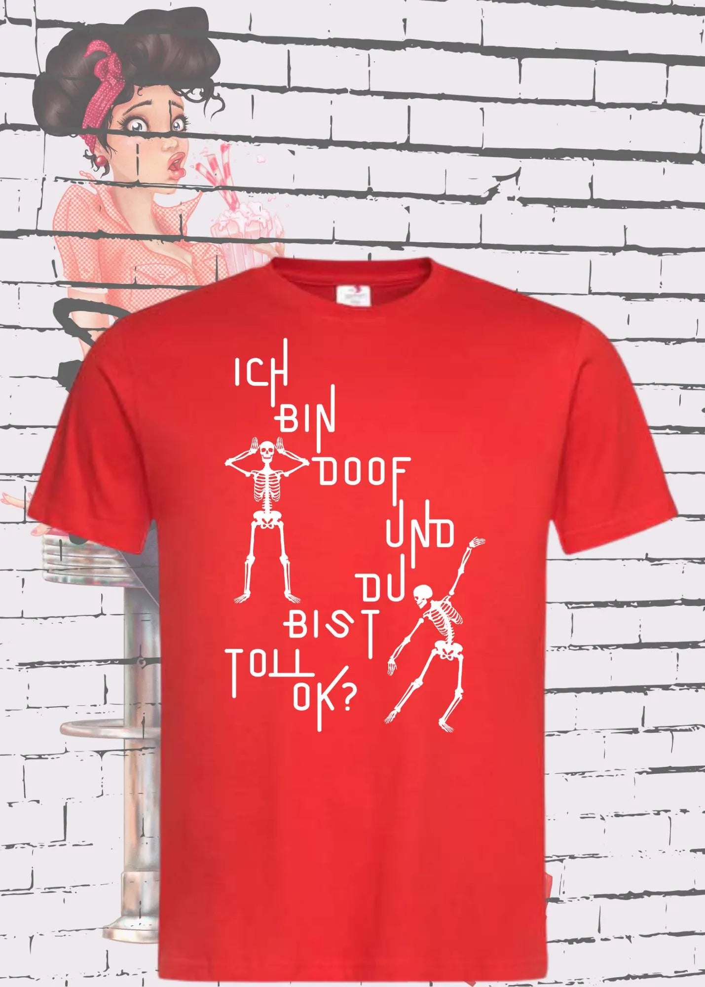 π€ͺπ
T-Shirt 'Ich bin Doof und Du bist Toll OK...' πβ¨ Lustige Geschenkidee Unisex