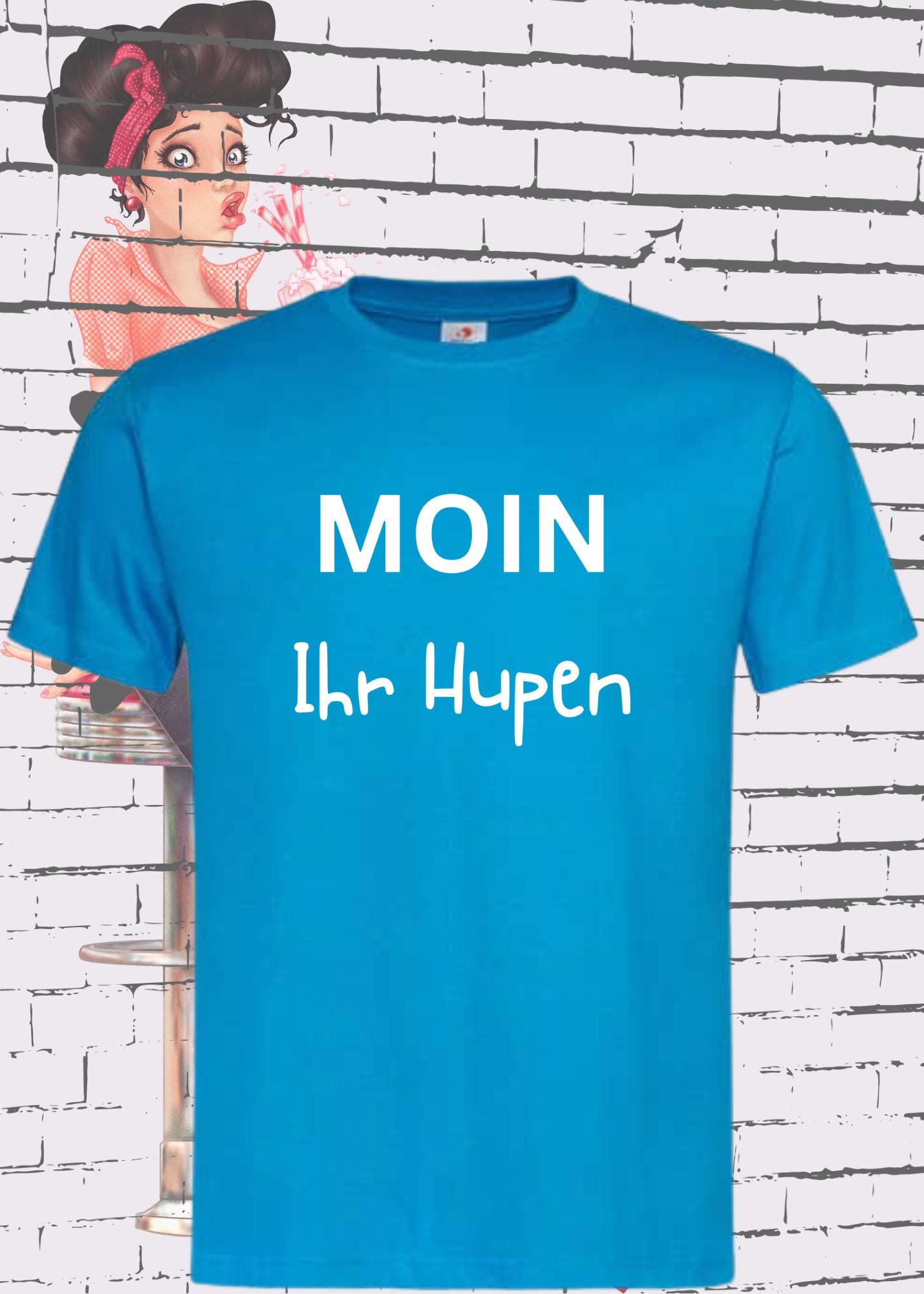 π Moin Ihr Hupen T-Shirt π Witziges Statement Shirt π Lustiges Geschenk Freizeit Unisex π