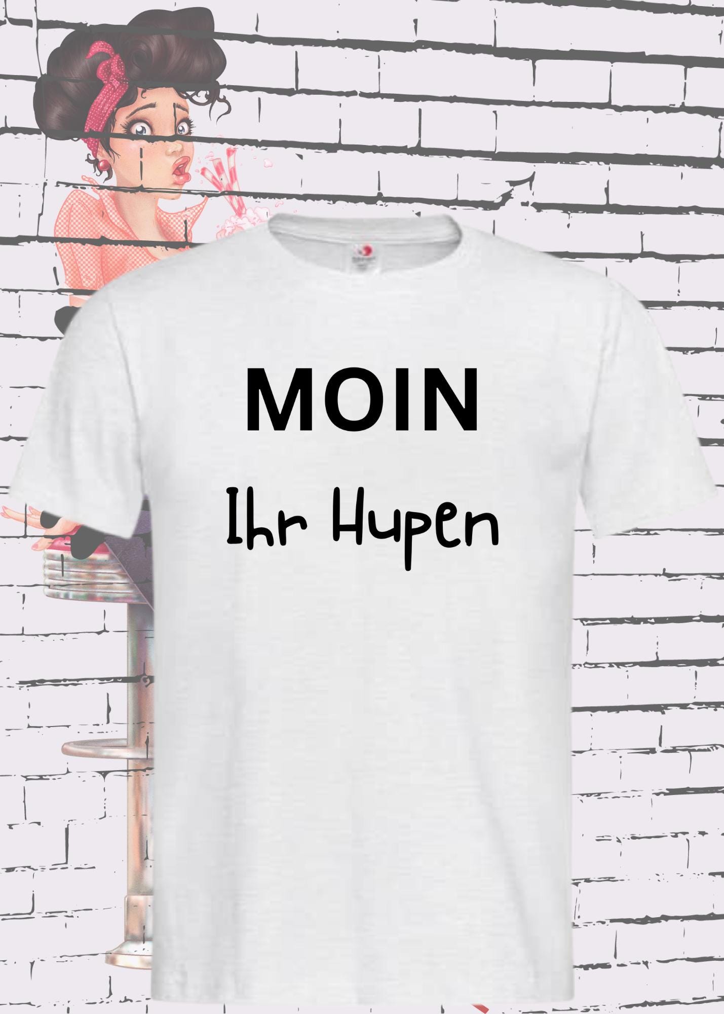 π Moin Ihr Hupen T-Shirt π Witziges Statement Shirt π Lustiges Geschenk Freizeit Unisex π