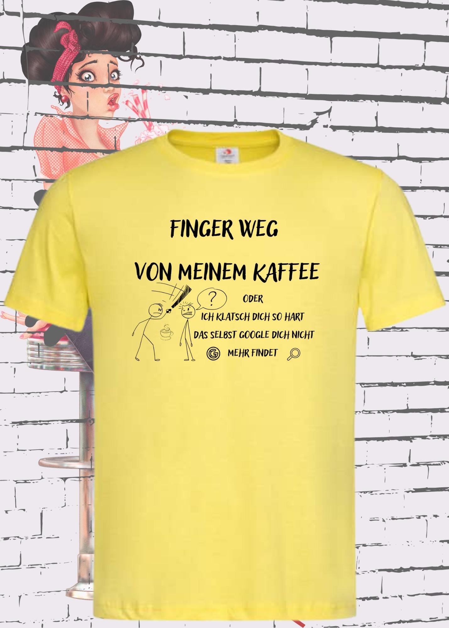 โ Finger weg von meinem Kaffee T-Shirt - Lustiger Kaffee-Spruch | Google findet Dich nicht mehr ๐