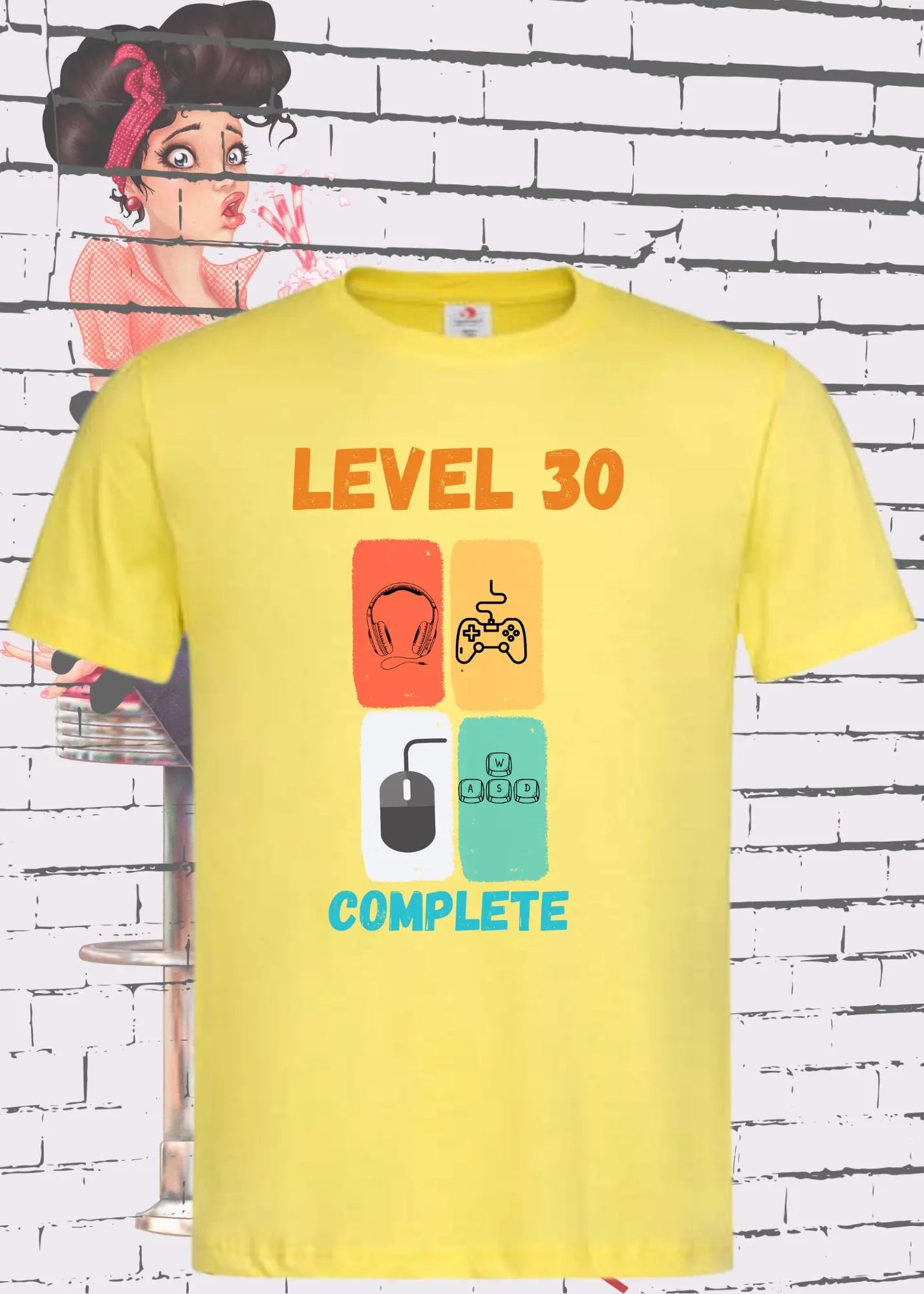 ๐ฎ T-Shirt 'Level 30' ๐ - 30er Geburtstag Gamer-Shirt fรผr Levelaufsteiger ๐