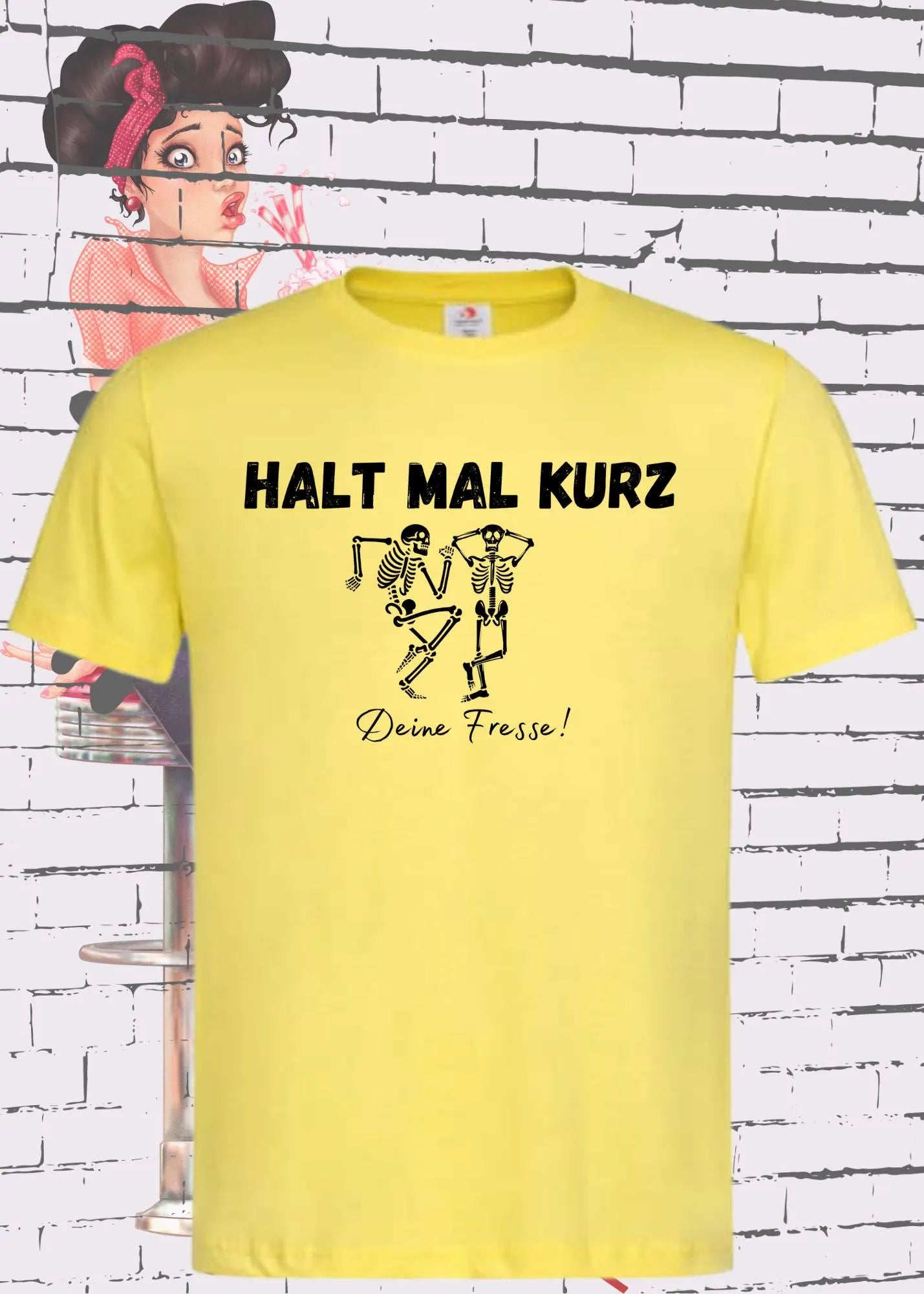 π€ Halt mal kurz Deine Fresse! - Statement T-Shirt mit witzigem Spruch πβ¨