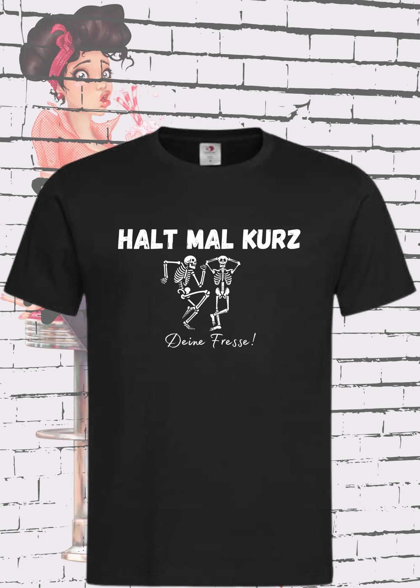 π€ Halt mal kurz Deine Fresse! - Statement T-Shirt mit witzigem Spruch πβ¨