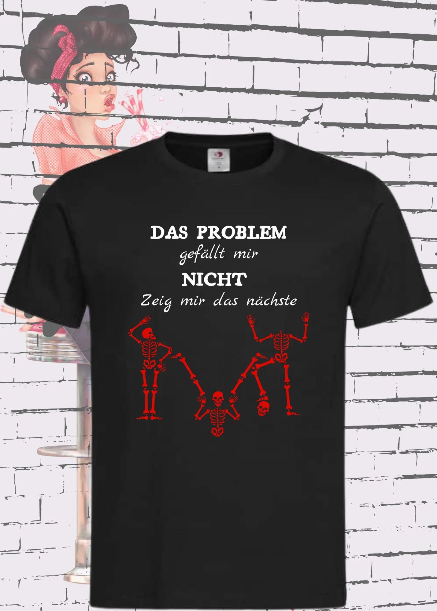 🤷♂️ T-Shirt 'Das Problem gefällt mir nicht zeig mir das nächste' 😏 - Witziges Spruch-Shirt für Problemvermeider 😂