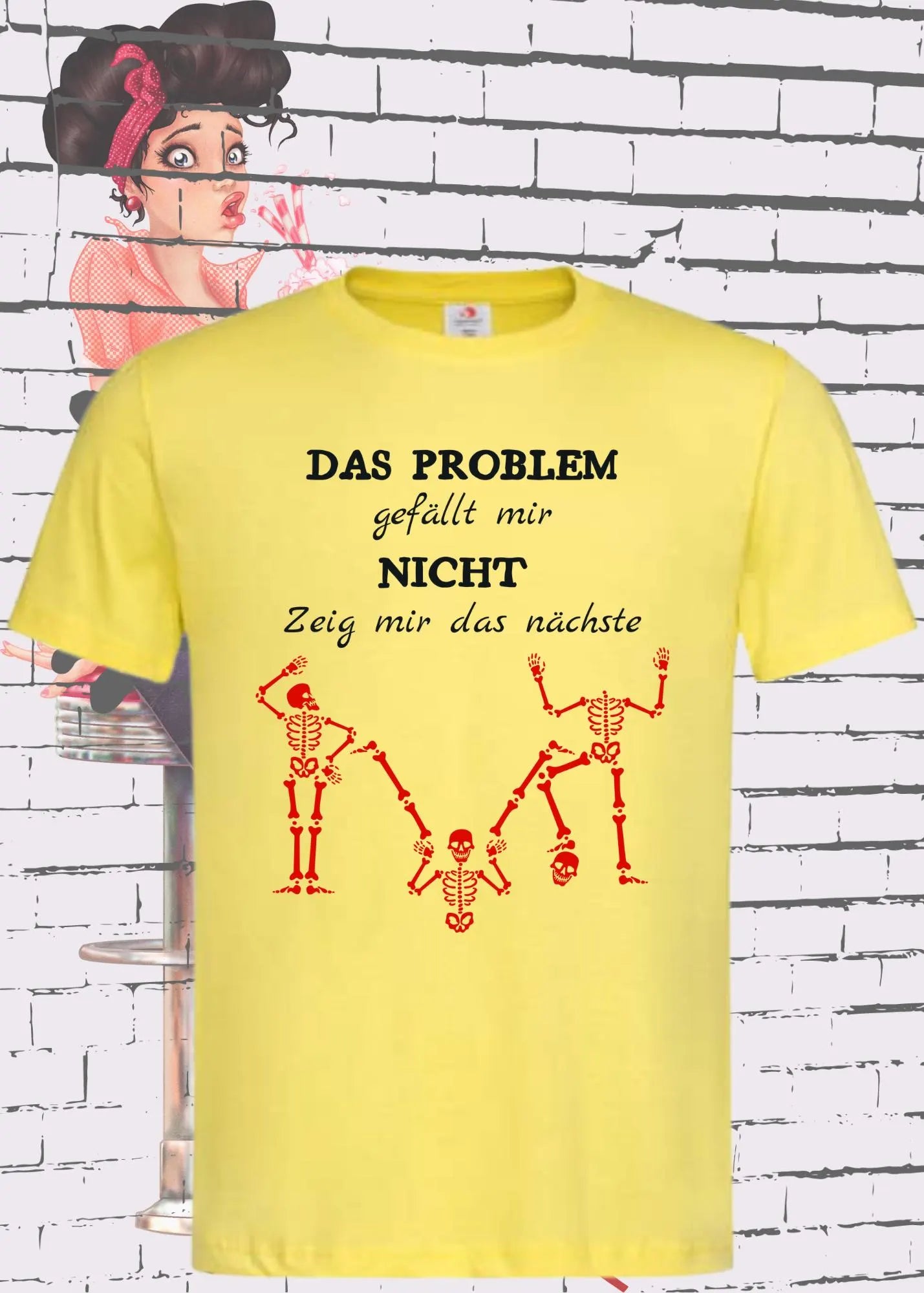 🤷♂️ T-Shirt 'Das Problem gefällt mir nicht zeig mir das nächste' 😏 - Witziges Spruch-Shirt für Problemvermeider 😂