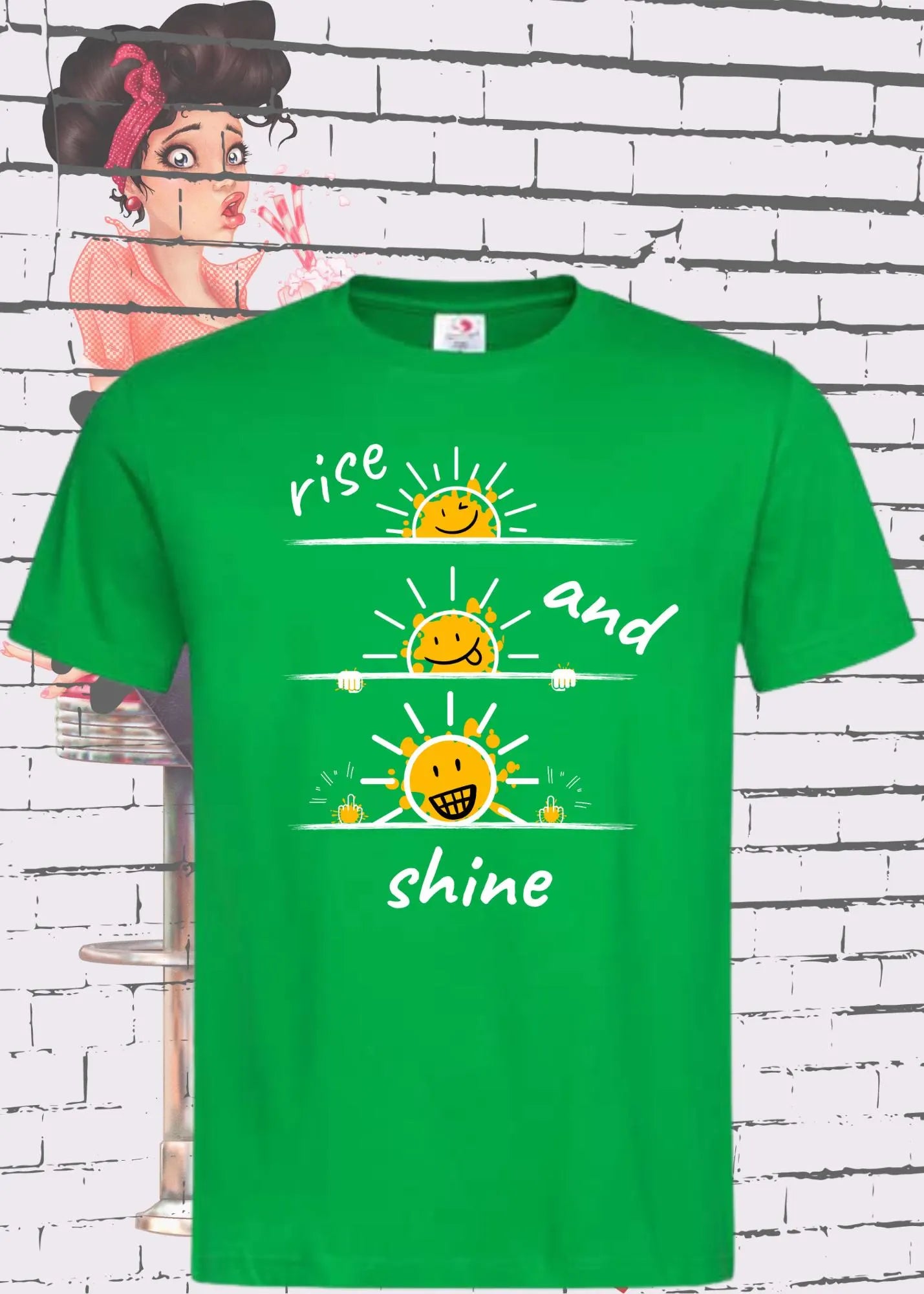 π
βοΈ T-Shirt 'Rise and Shine...' π΄π€ Lustige Geschenkidee Sonnenshirt Unisex