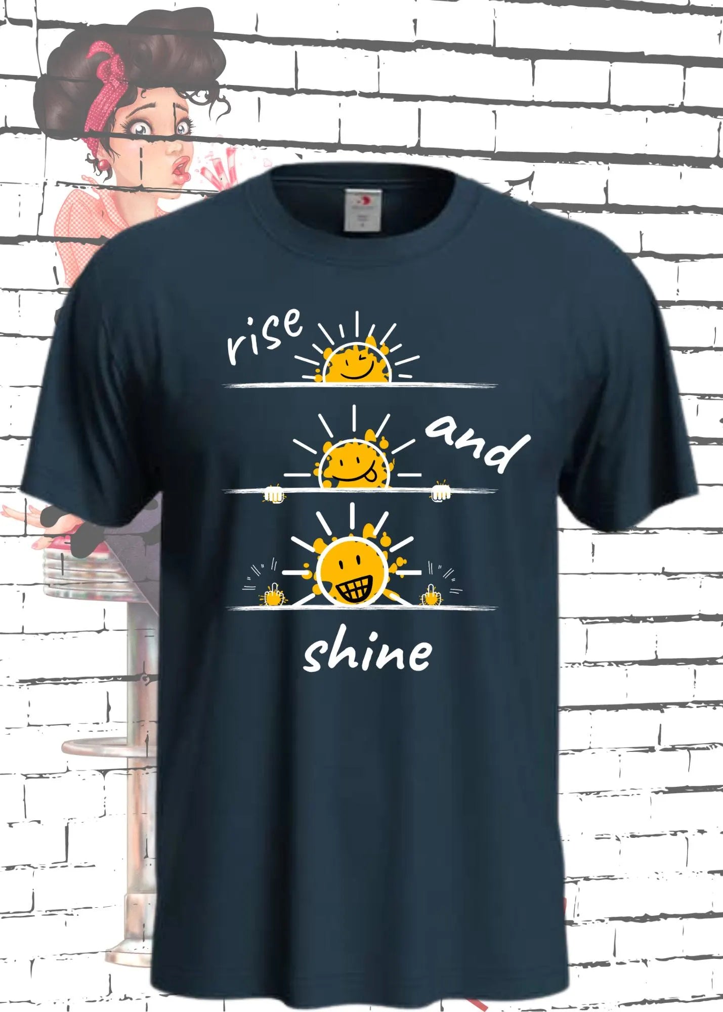 π
βοΈ T-Shirt 'Rise and Shine...' π΄π€ Lustige Geschenkidee Sonnenshirt Unisex