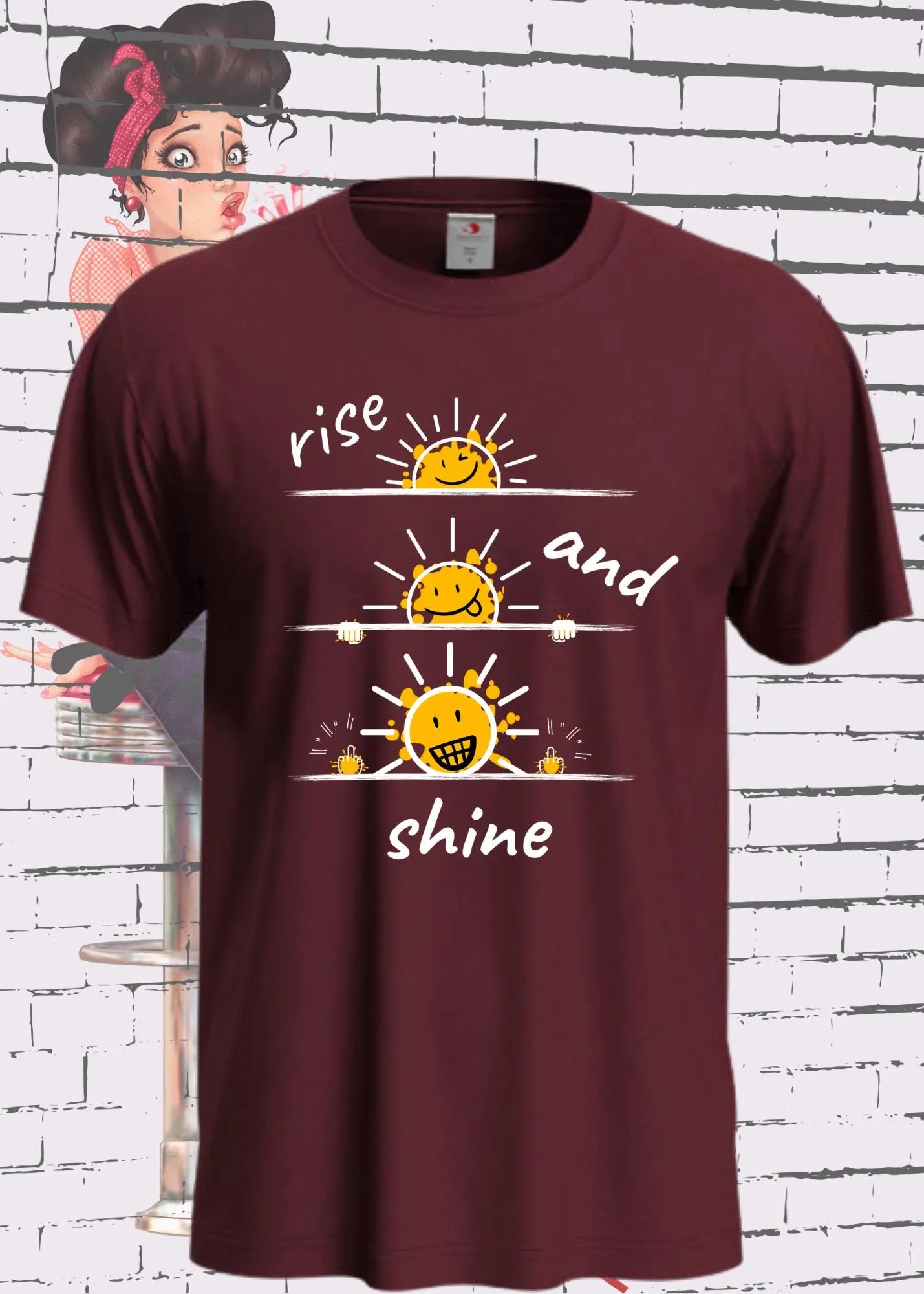 π
βοΈ T-Shirt 'Rise and Shine...' π΄π€ Lustige Geschenkidee Sonnenshirt Unisex