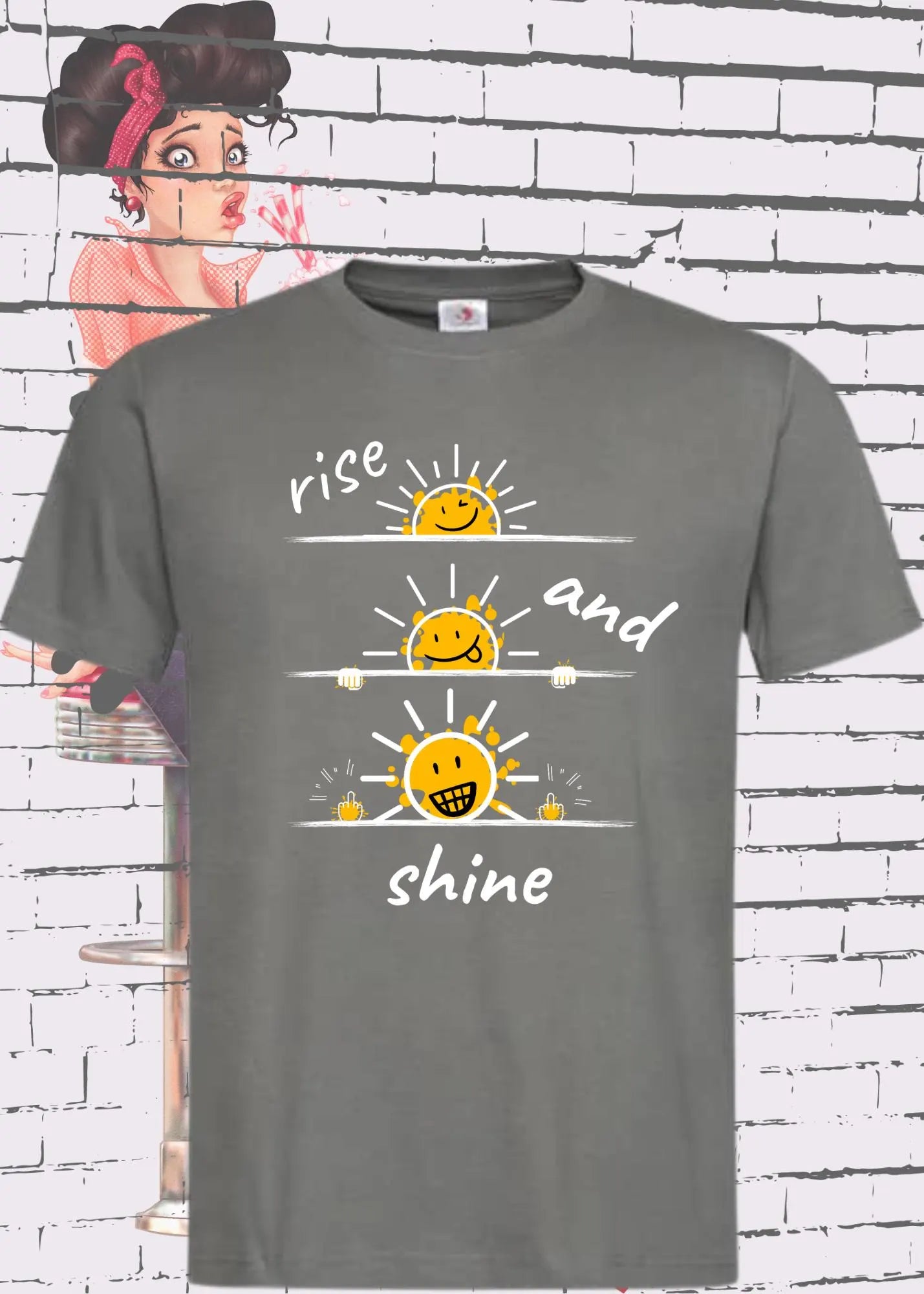 π
βοΈ T-Shirt 'Rise and Shine...' π΄π€ Lustige Geschenkidee Sonnenshirt Unisex