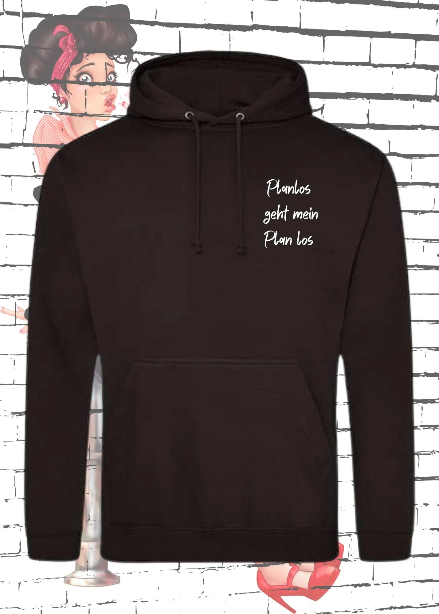 π€·ββοΈ Planlos geht mein Plan los - Chaos Unisex Hoodie Kapuzenpulli π