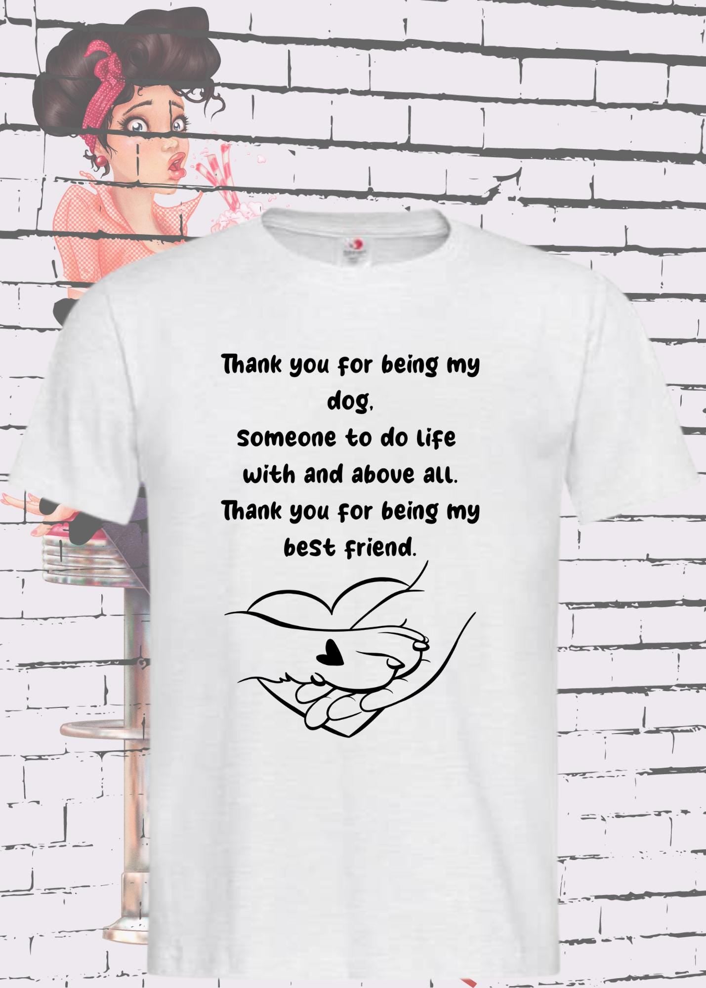 π T-Shirt Hunde Love Story π Witziges Statement Shirt π Lustiges Geschenk Freizeit Unisex π