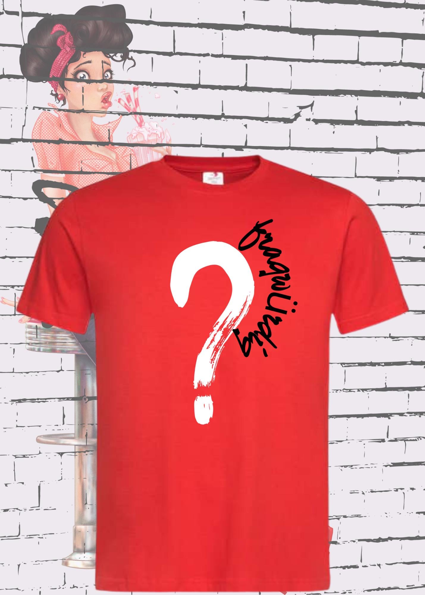 🤨 Unisex T-Shirt 'Fragwürdig' - Skeptiker Statement Shirt 🤔