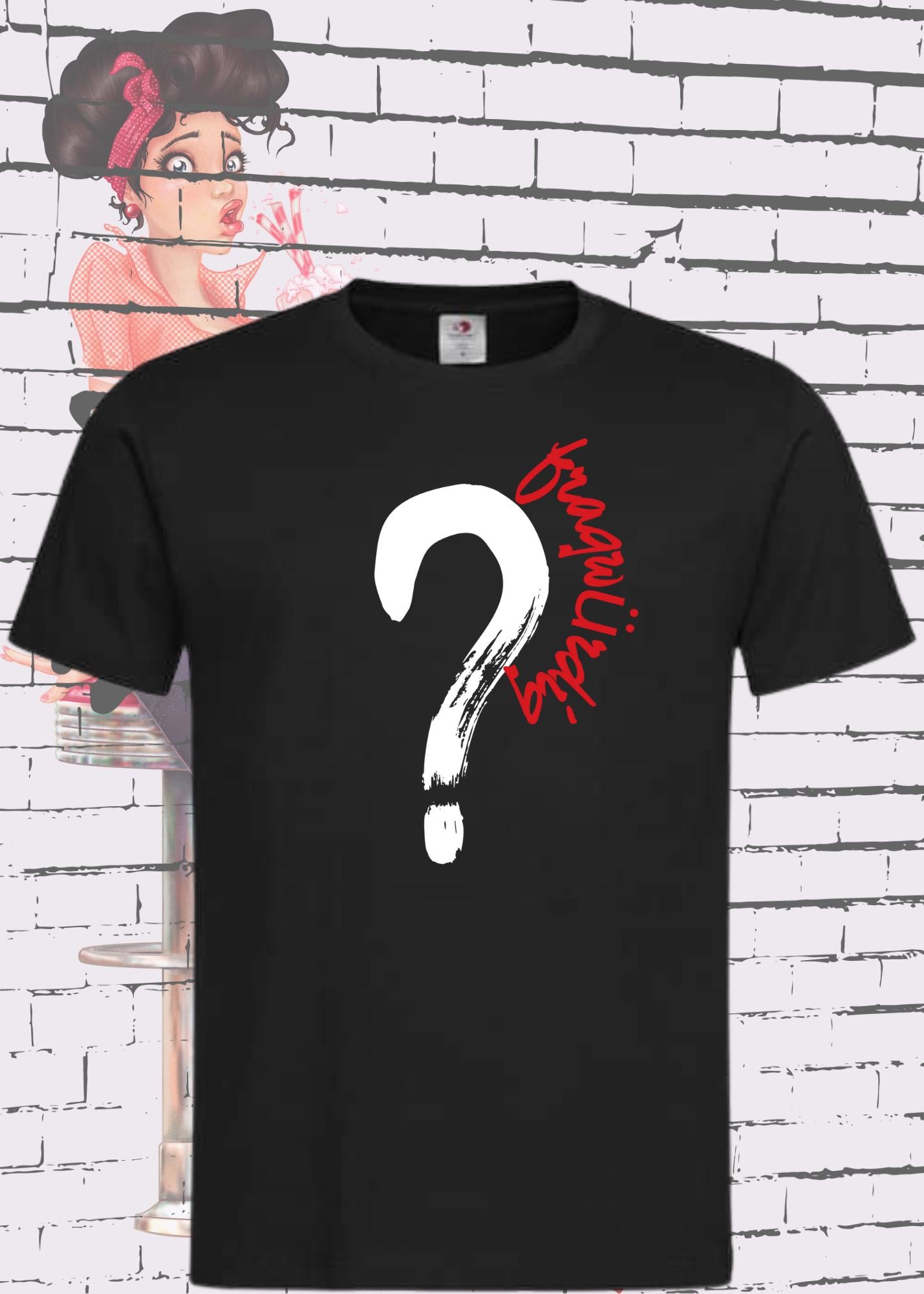 🤨 Unisex T-Shirt 'Fragwürdig' - Skeptiker Statement Shirt 🤔
