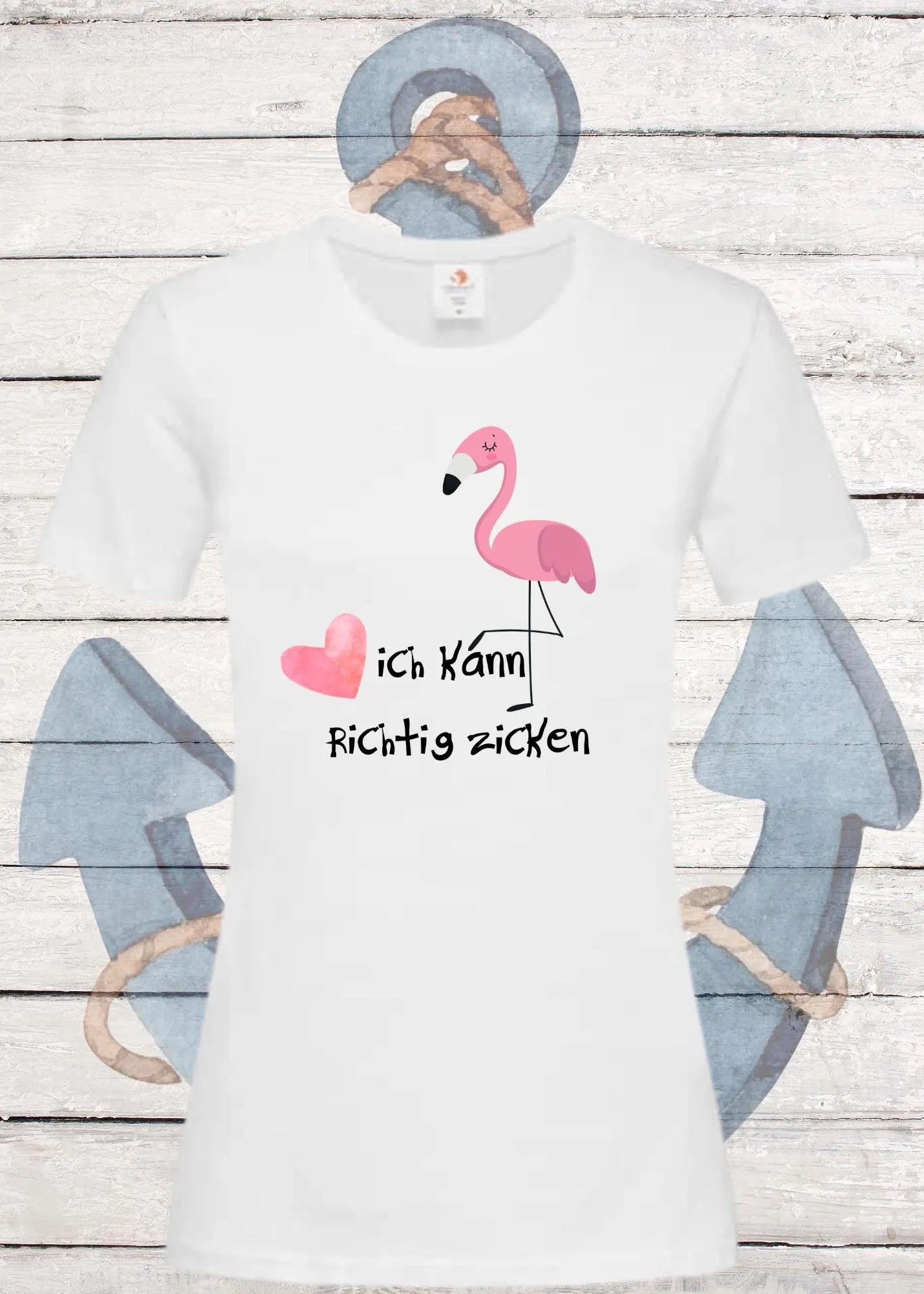 π¦©π
Damen T-Shirt - Ich kann richtig zicken Flamingo! π€