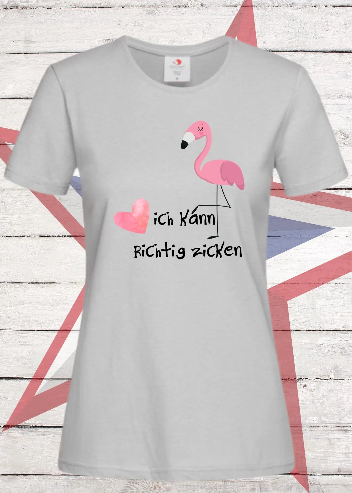 π¦©π
Damen T-Shirt - Ich kann richtig zicken Flamingo! π€