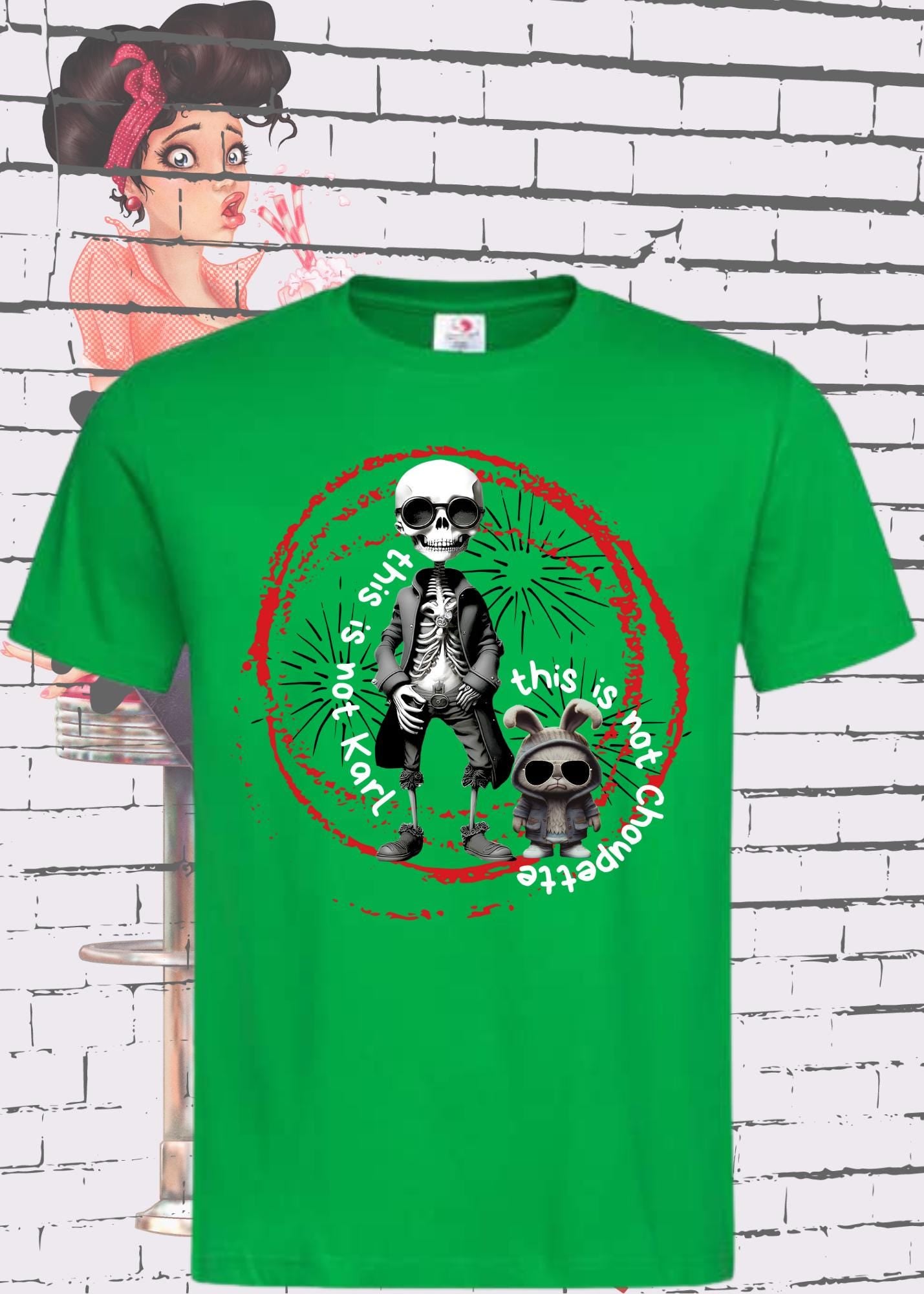 😂 T-Shirt 'This is not Karl this is not Choupette' - Fashion Humor Geschenk Unisex