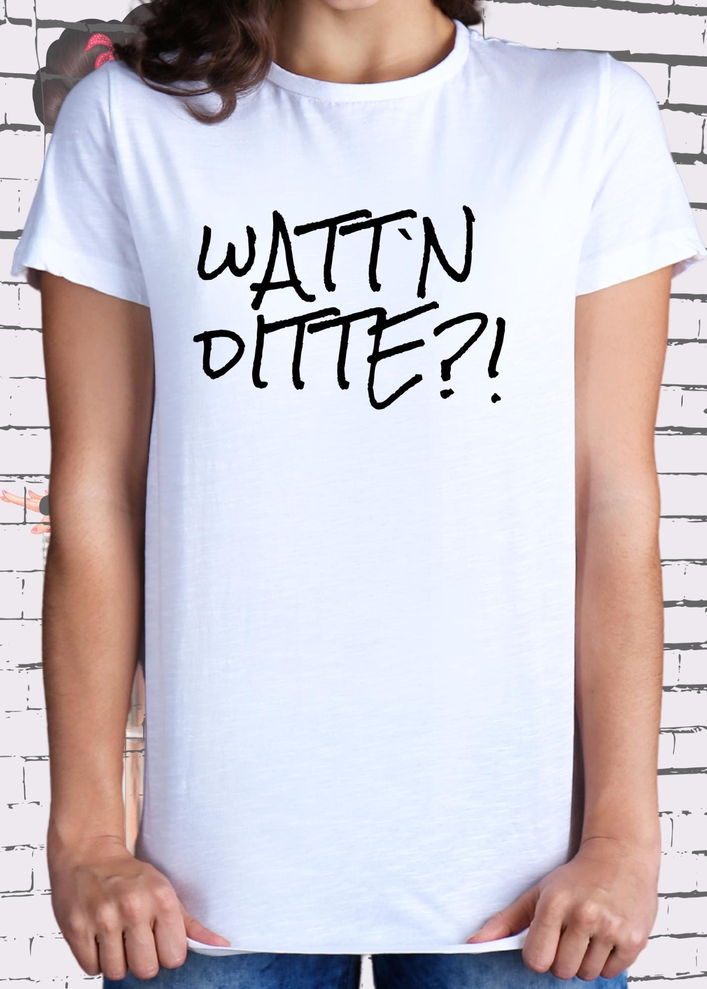 🤔 Unisex T-Shirt - Wattˋn Ditte? Berliner Schnauze ✨