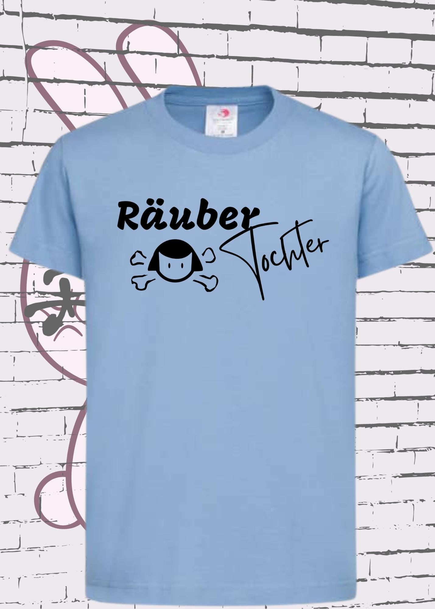🏴☠️ T-Shirt 'Räuber Tochter' - Witziges Geschenk für freche Kids 😄