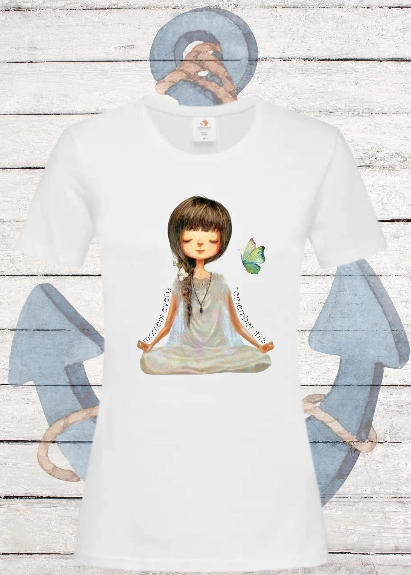 🧘♀️ Damen T-Shirt 'Remember This Every Moment' - Inspirierendes Yoga Shirt ✨