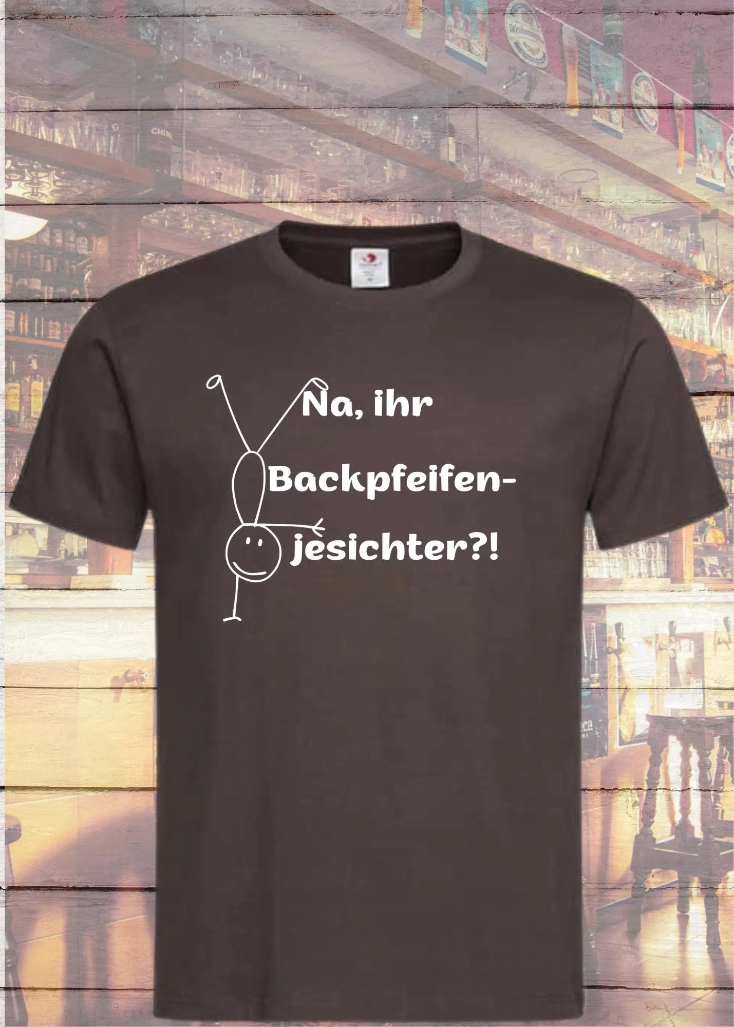 😤 Unisex T-Shirt 'Na Ihr Backpfeifen Jesichter' - Freches Statement Shirt 😏