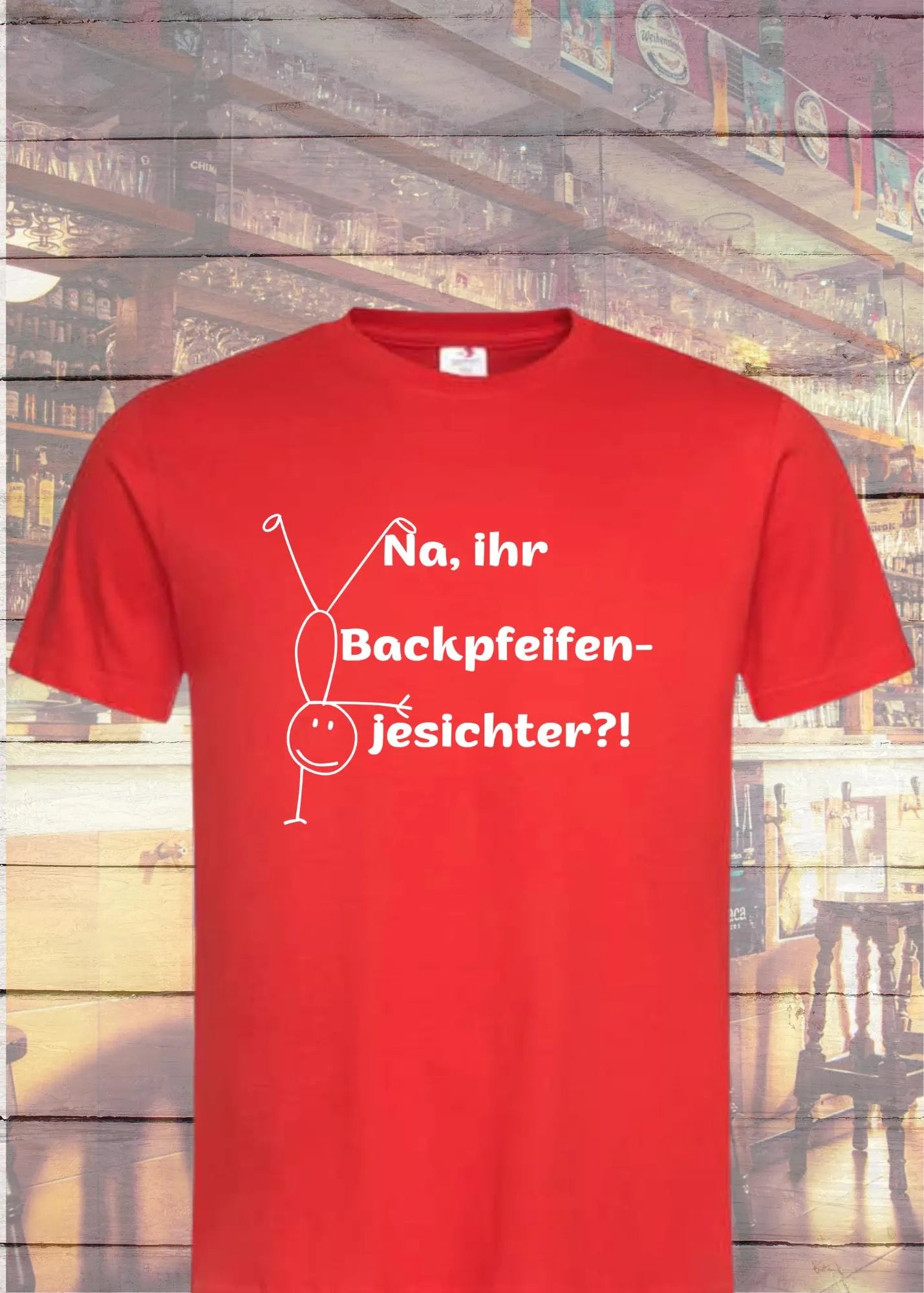😤 Unisex T-Shirt 'Na Ihr Backpfeifen Jesichter' - Freches Statement Shirt 😏