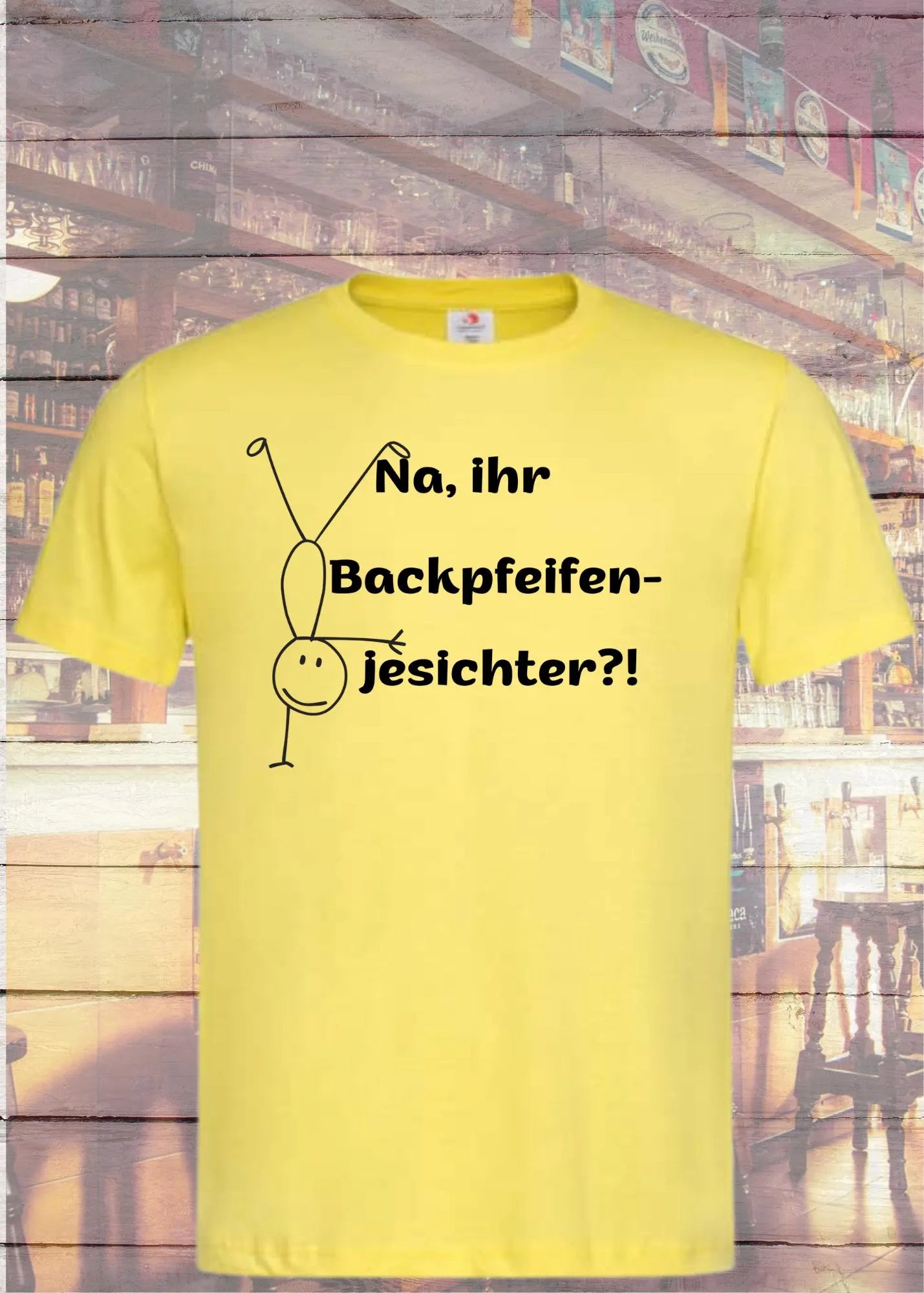 😤 Unisex T-Shirt 'Na Ihr Backpfeifen Jesichter' - Freches Statement Shirt 😏