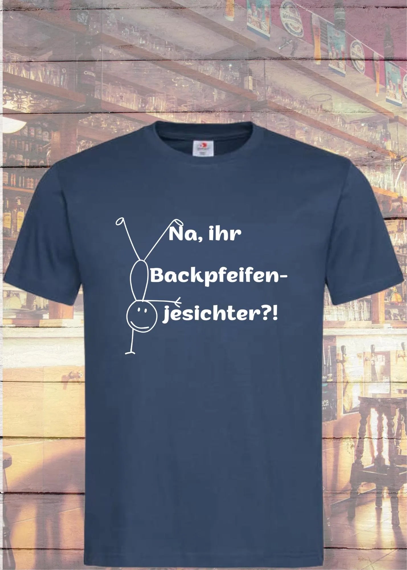 😤 Unisex T-Shirt 'Na Ihr Backpfeifen Jesichter' - Freches Statement Shirt 😏