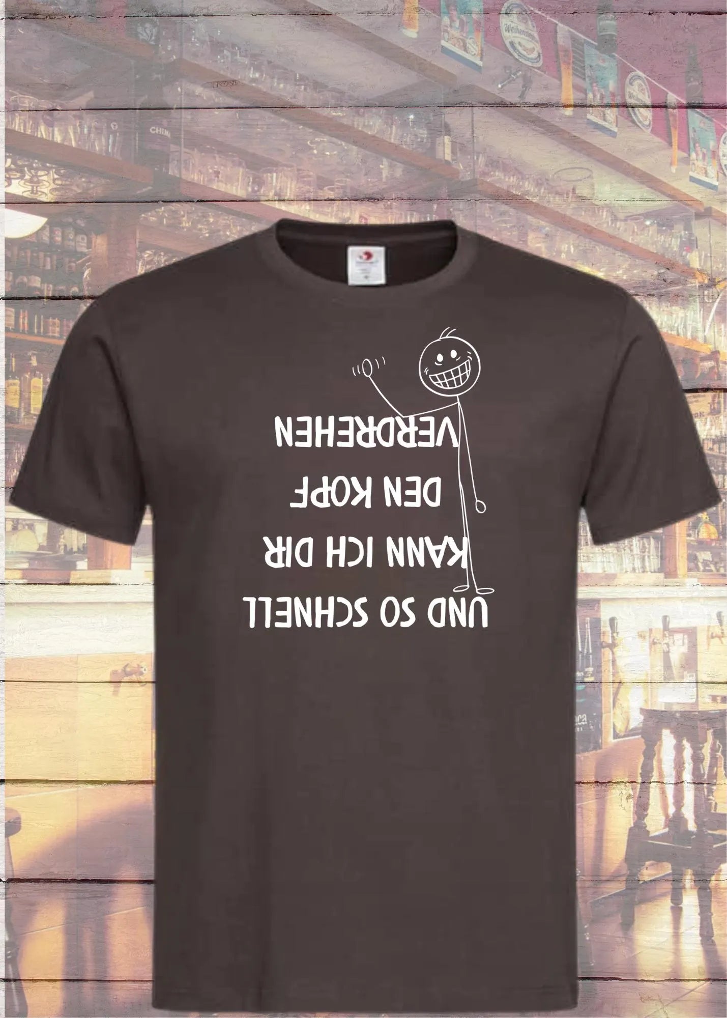 π Unisex T-Shirt 'Und so schnell kann ich dir den Kopf verdrehen' - Charmanter Flirt-Humor π«