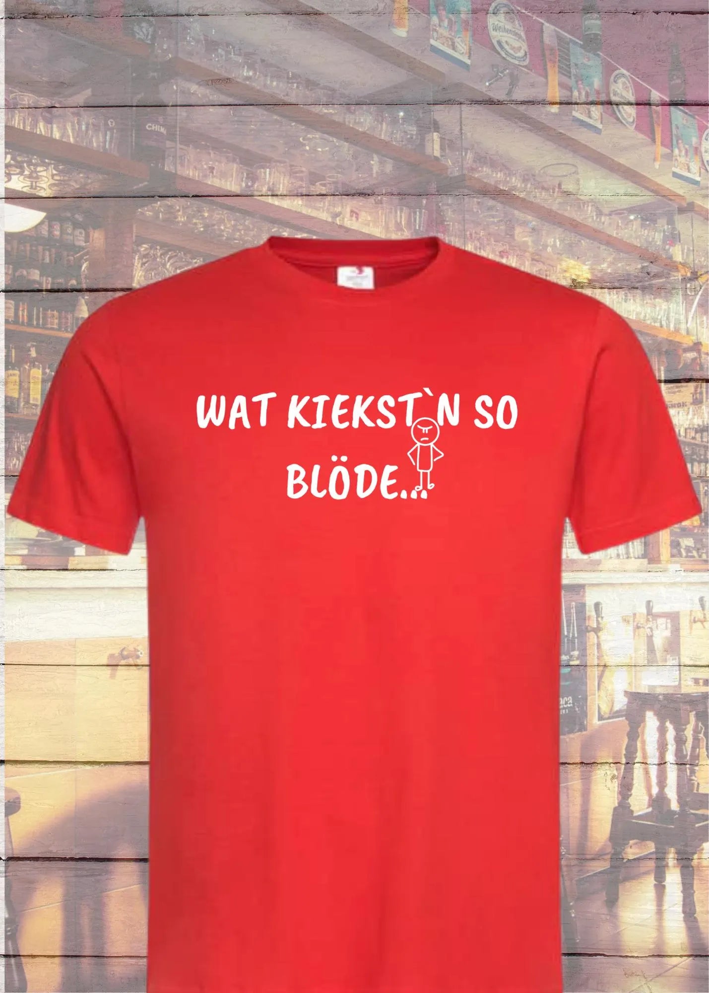 🙄 Unisex T-Shirt 'Wat Kiekstˋn So Blöde' - Berliner Schnauze Statement 😤