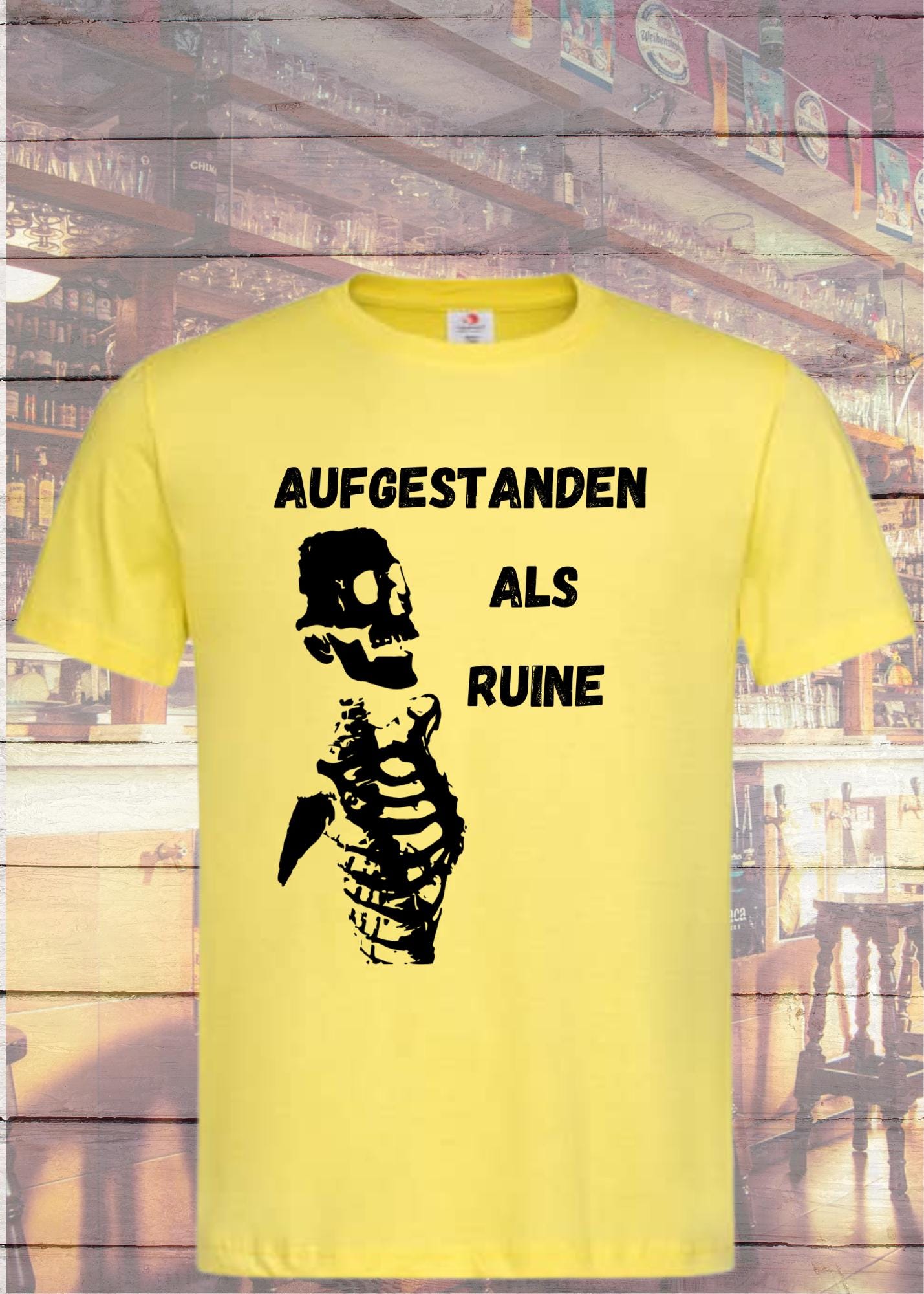 π Aufgestanden als Ruine T-Shirt π΄ Skelett Geschenkidee Unisex π