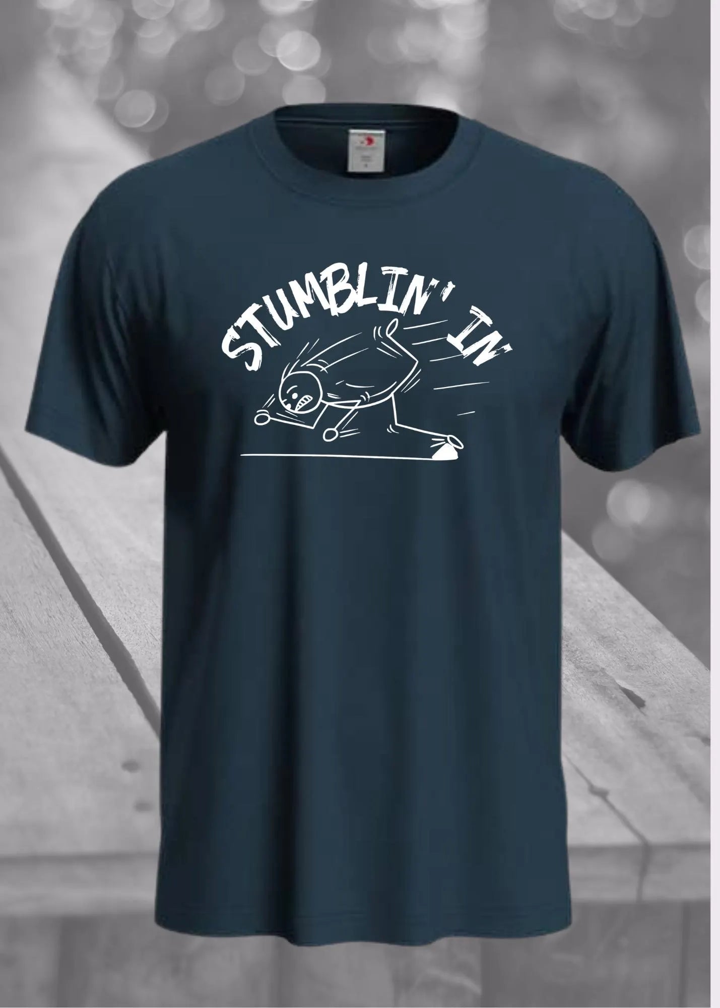 π΅ Stumplin' In - Witziges Musik T-Shirt mit Spruch π