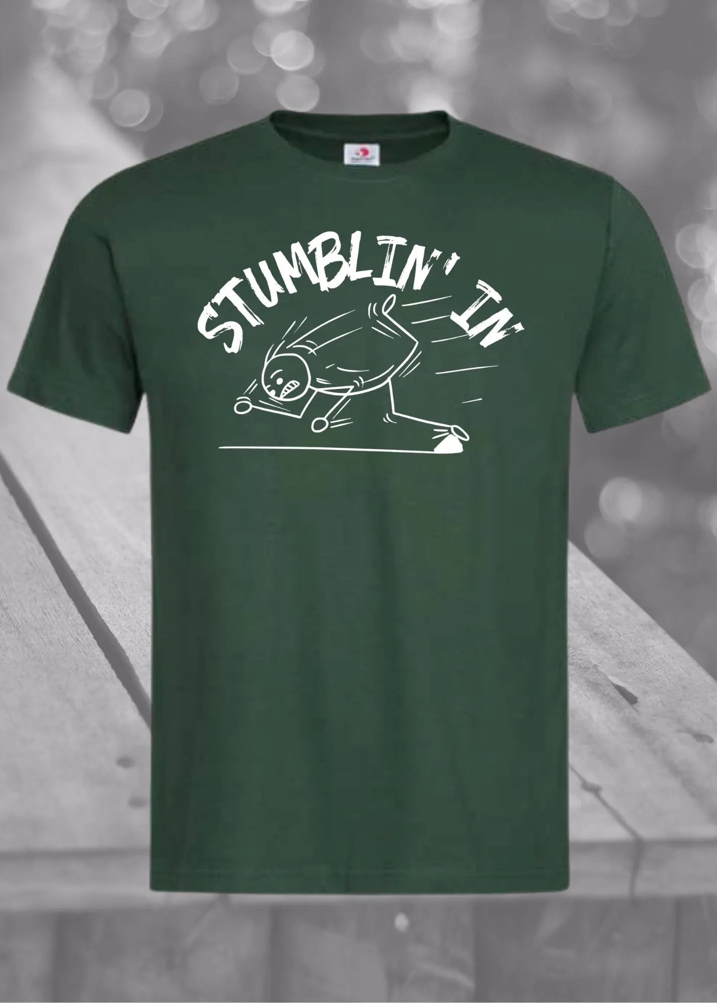 π΅ Stumplin' In - Witziges Musik T-Shirt mit Spruch π