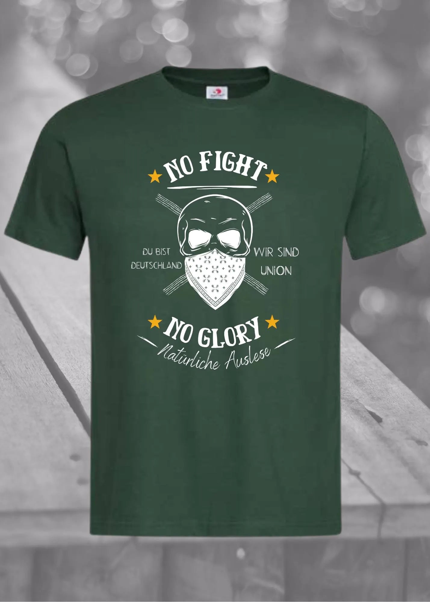 ⚽ Unisex T-Shirt 'No Fight No Glory - Wir Sind Union' - Fan Shirt 🔴
