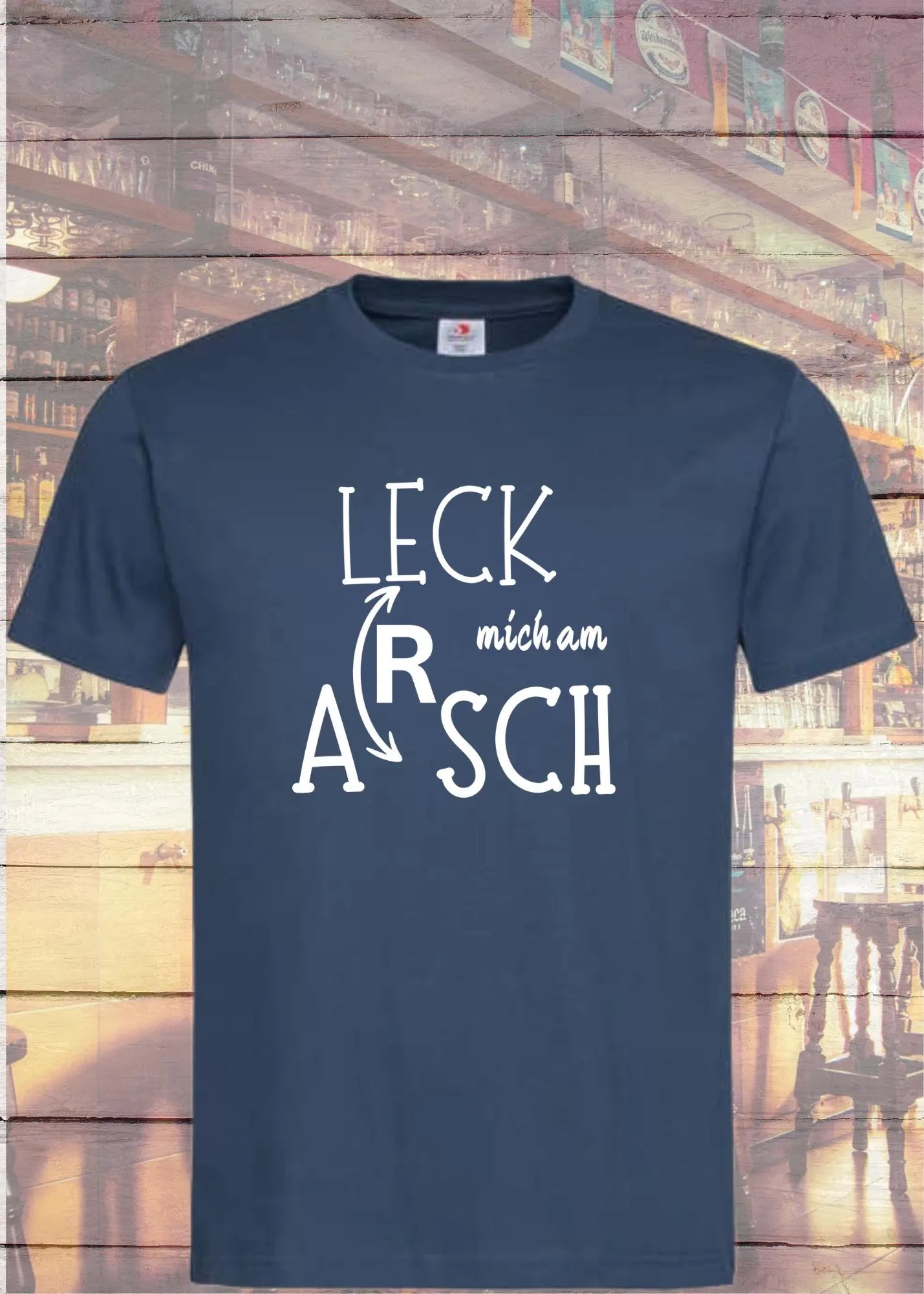 😤 Unisex T-Shirt 'Leck Mich Am Arsch' - Direktes Statement für Rebellen 🖕
