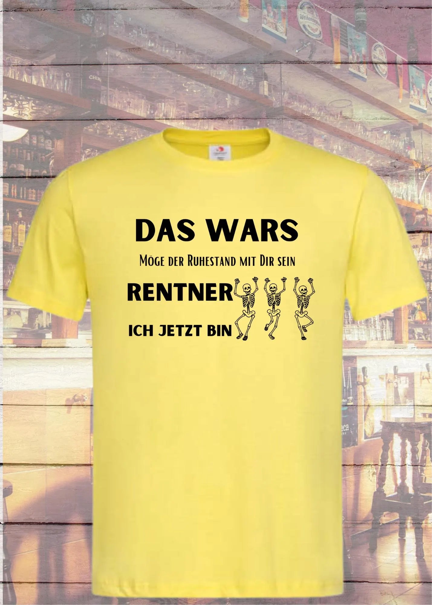 🏖️ Unisex T-Shirt 'Das Wars, Rentner Ich Jetzt Bin' - Renten Shirt ⚡
