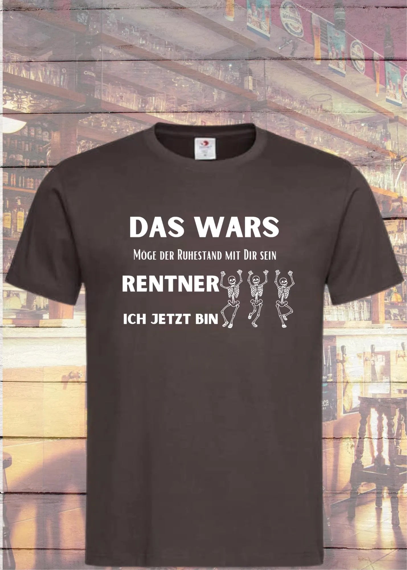 🏖️ Unisex T-Shirt 'Das Wars, Rentner Ich Jetzt Bin' - Renten Shirt ⚡