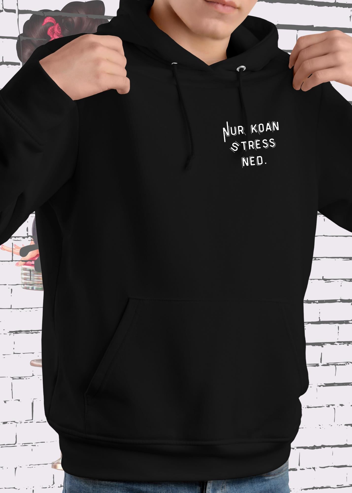 πΊ Hoodie Nur koan Stress ned ποΈ Bayern Spruch Kapuzenpulli π Geschenkidee Hoodie Unisex π Geburtstag Freizeit viele Farben