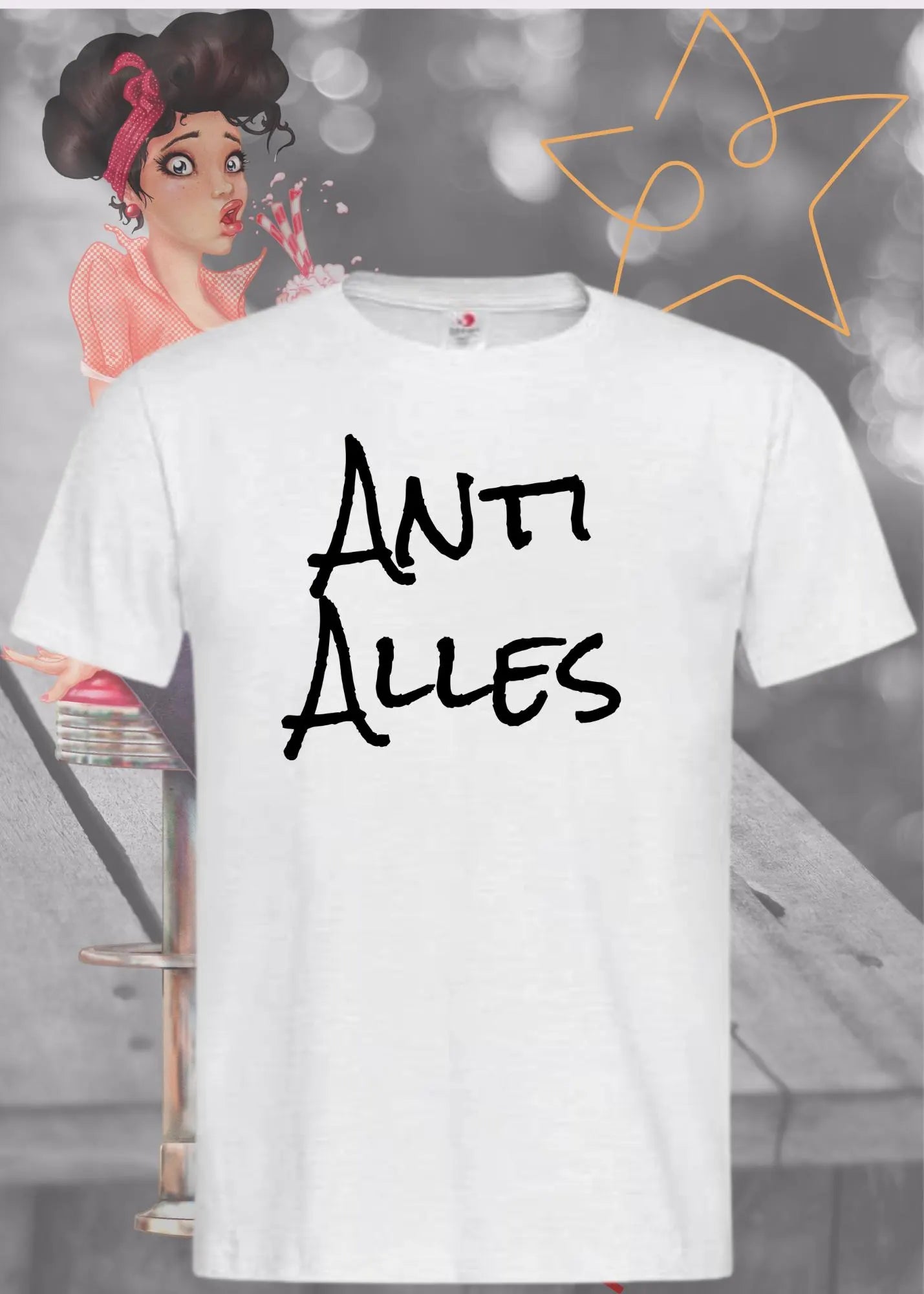 🚫 Unisex T-Shirt 'Anti Alles' - Rebellisches Statement für Querdenker 😤