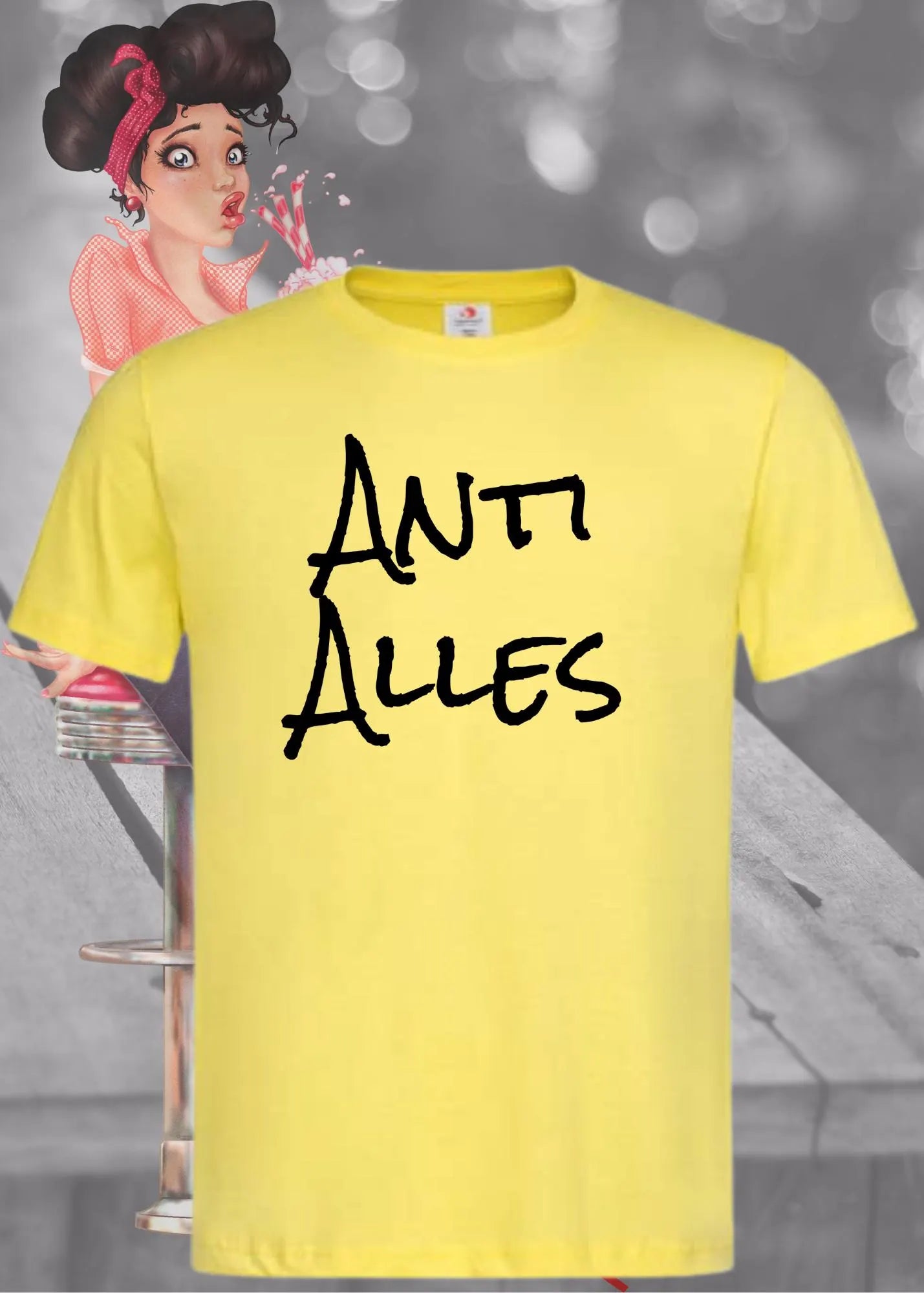 🚫 Unisex T-Shirt 'Anti Alles' - Rebellisches Statement für Querdenker 😤