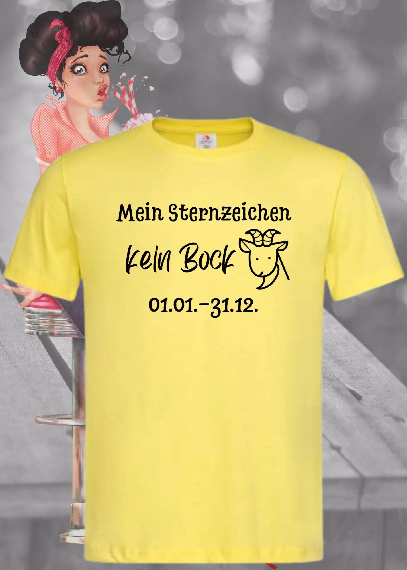 🔮 Mein Sternzeichen: Kein Bock! - Witziges Unisex T-Shirt ✨😂