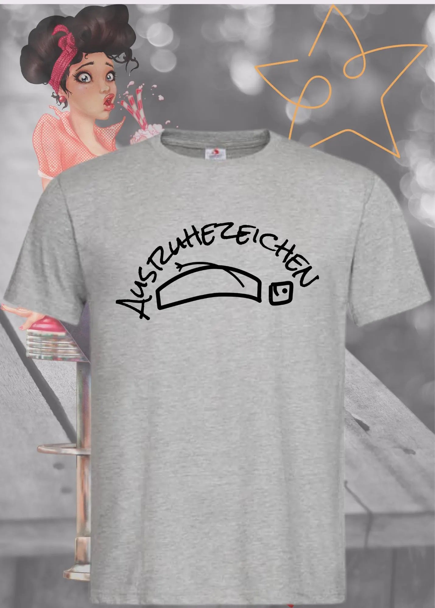 ๐ด Unisex T-Shirt 'Ausruhezeichen' - Entspannungs Shirt ๐