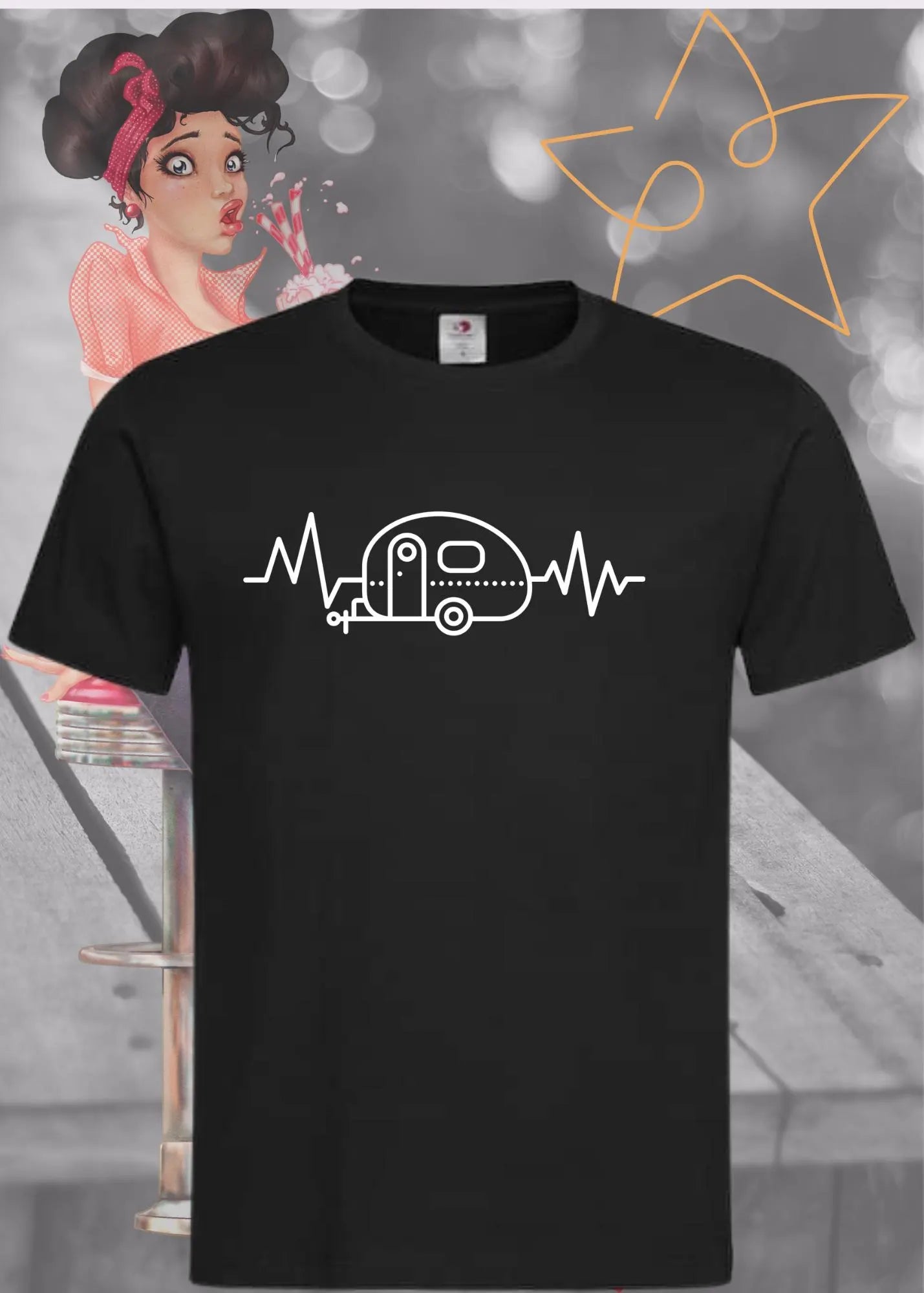🚐 Unisex T-Shirt 'Wohnwagenlove' - Camping Liebhaber Shirt ❤️