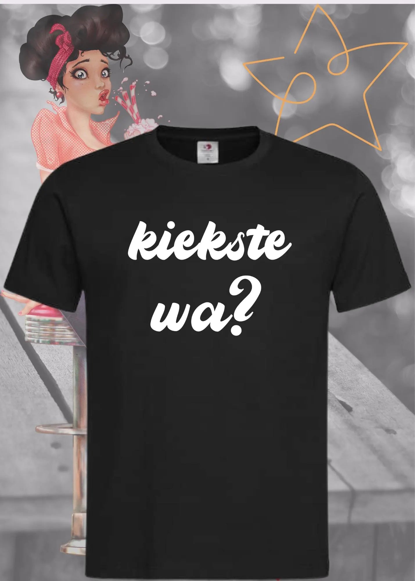 π Unisex T-Shirt 'Kiekste Wa?' - Norddeutscher Humor Shirt π
