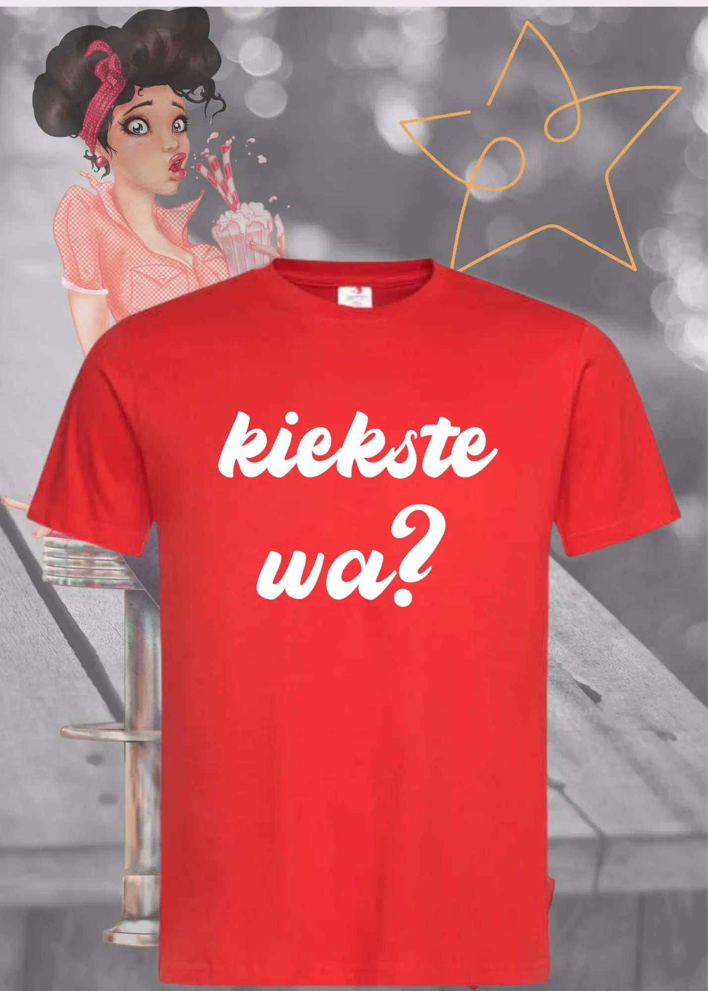 π Unisex T-Shirt 'Kiekste Wa?' - Norddeutscher Humor Shirt π