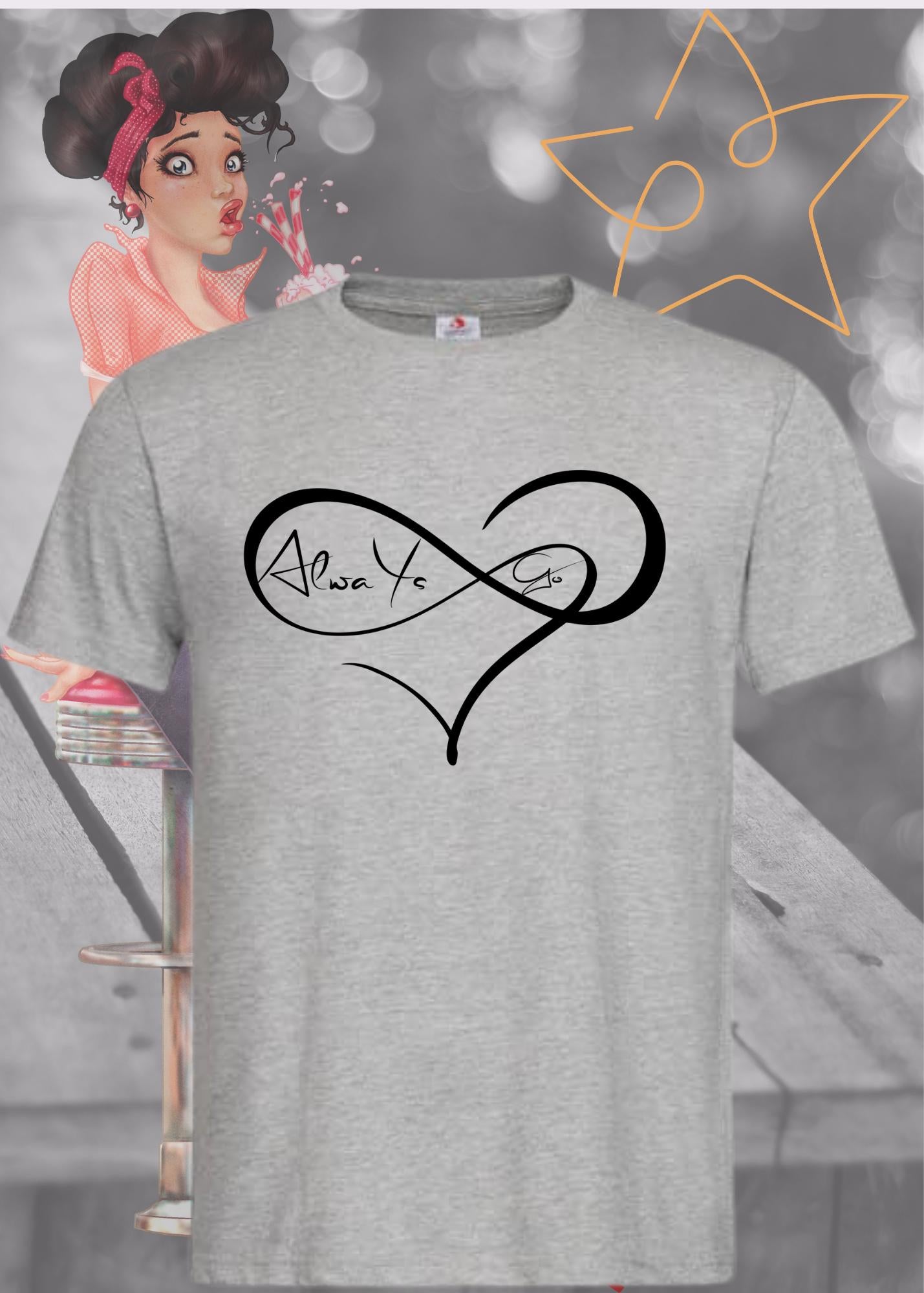 🚀 Always Go Unisex T-Shirt - Motivation & Durchhaltevermögen 💪
