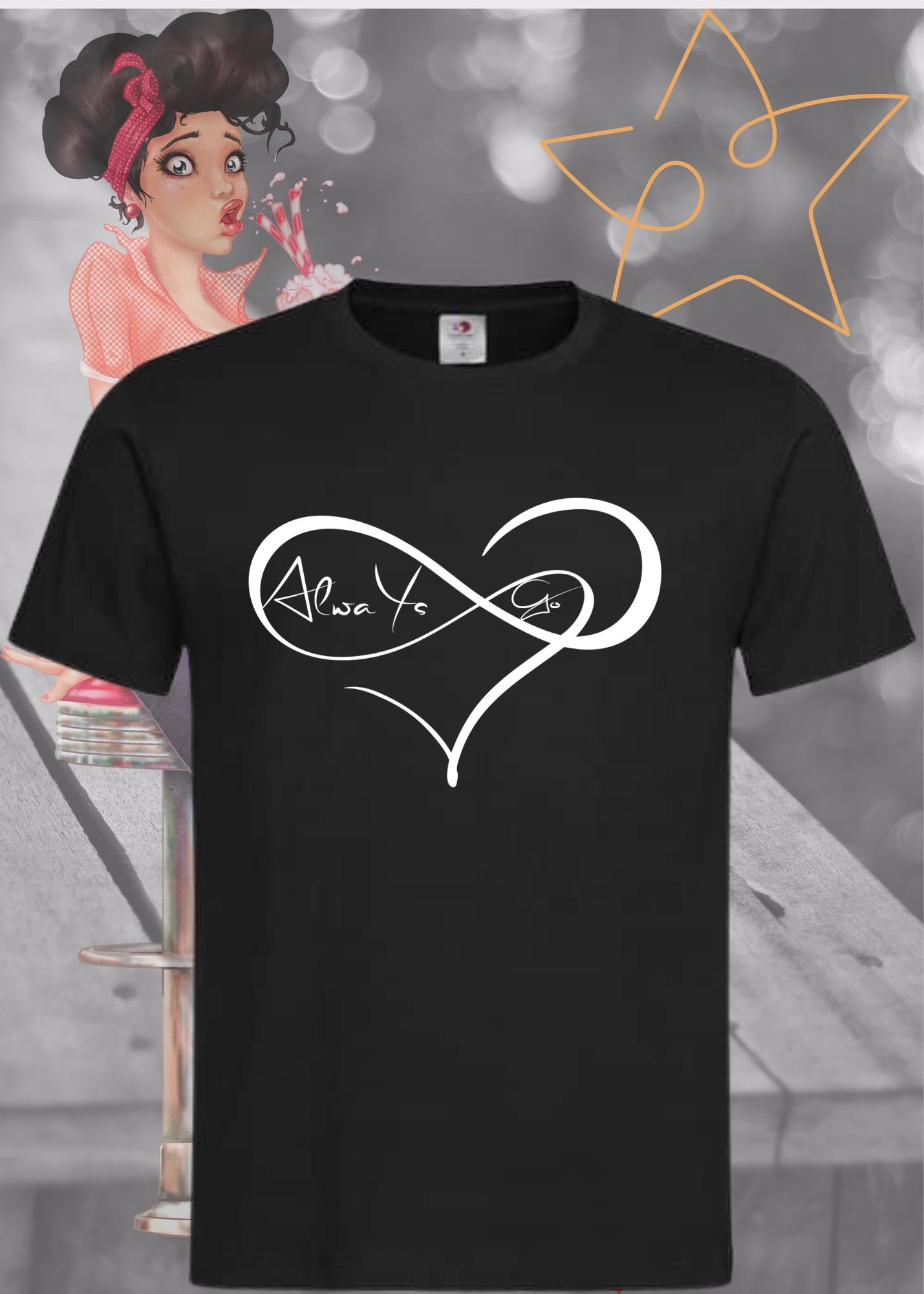 🚀 Always Go Unisex T-Shirt - Motivation & Durchhaltevermögen 💪