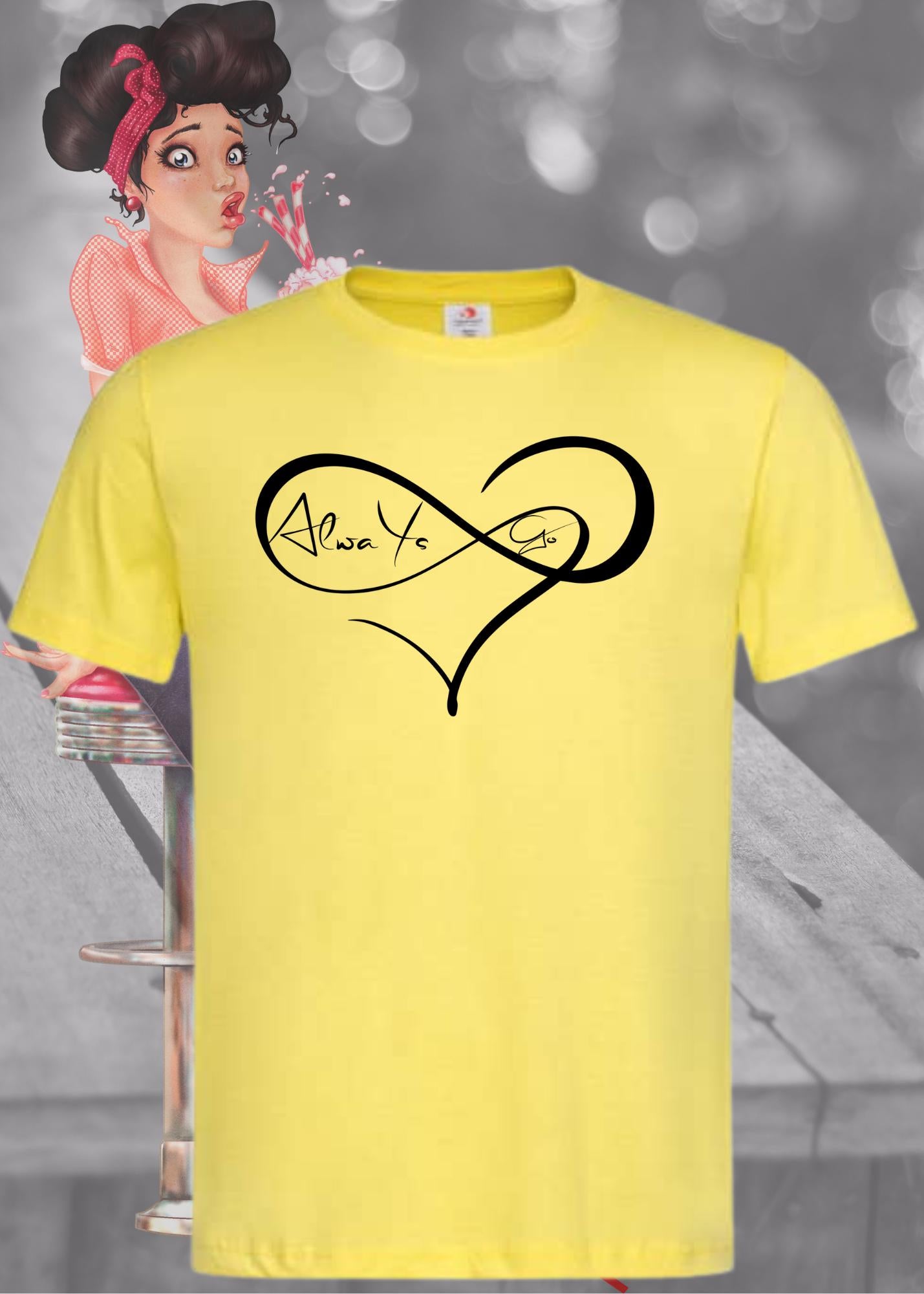 🚀 Always Go Unisex T-Shirt - Motivation & Durchhaltevermögen 💪
