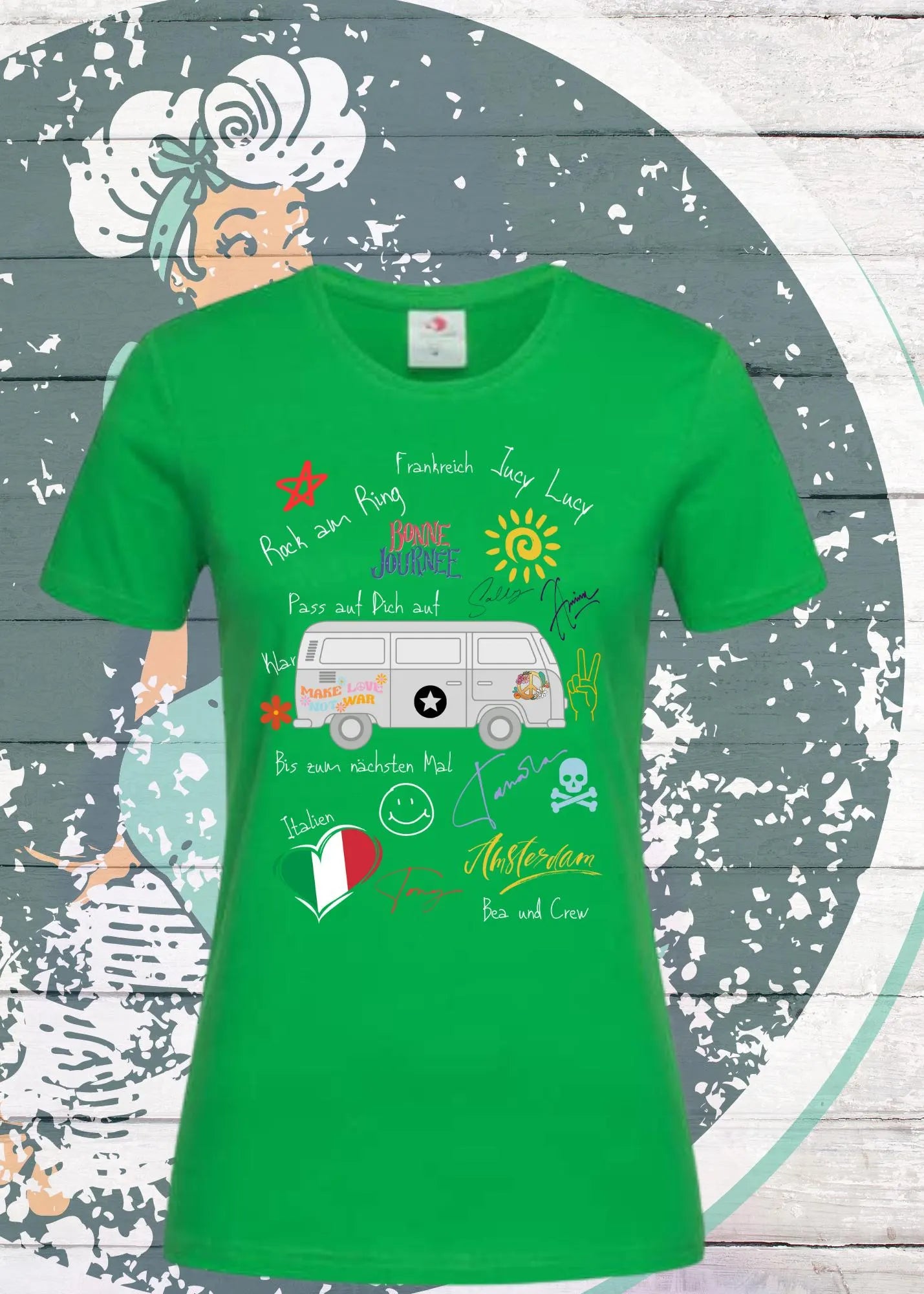 πͺπ΅ Damen T-Shirt Festival Shirt - Ready to Rock! π