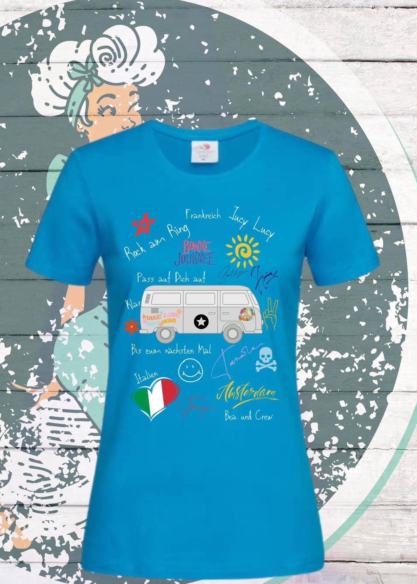 πͺπ΅ Damen T-Shirt Festival Shirt - Ready to Rock! π