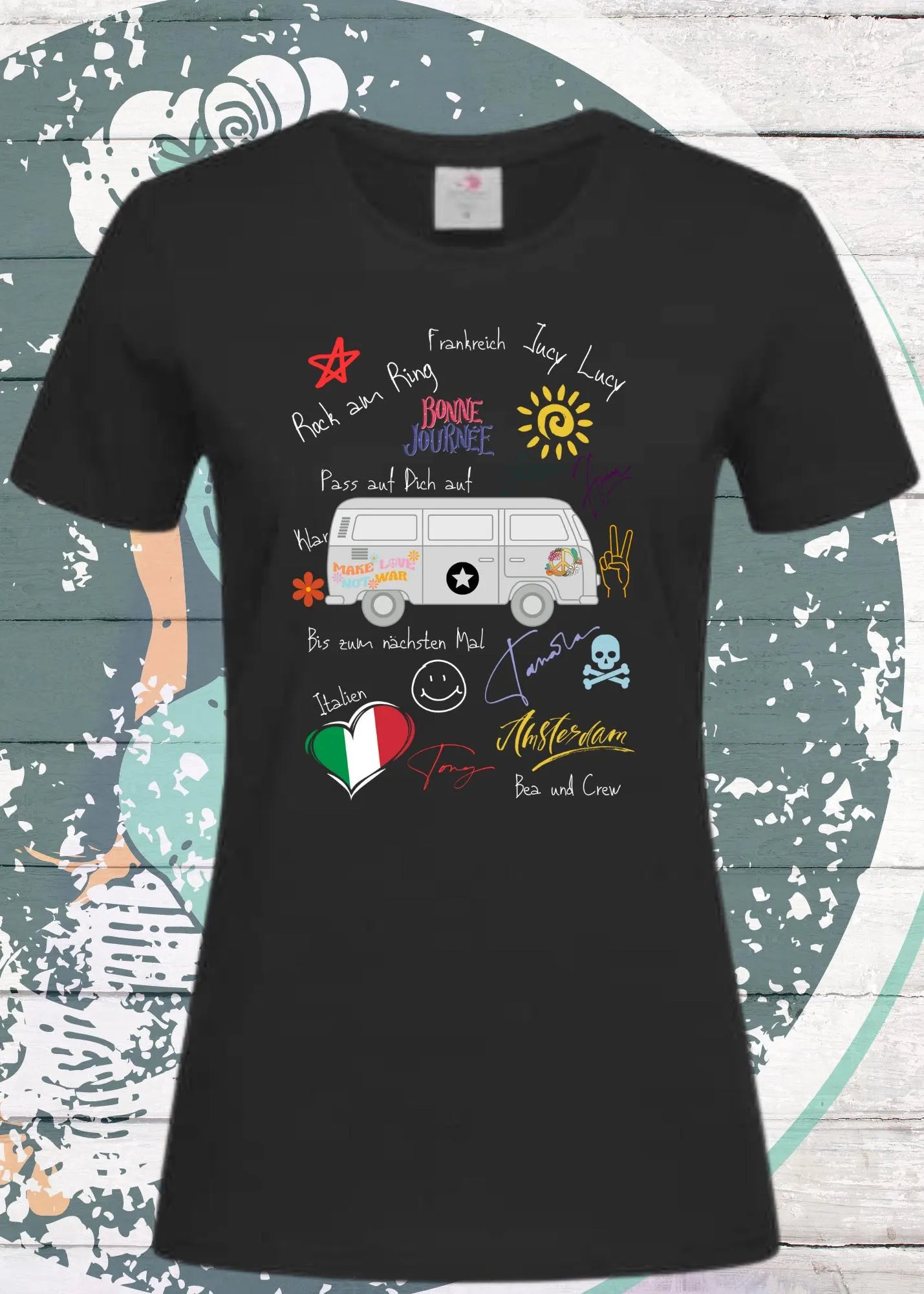 πͺπ΅ Damen T-Shirt Festival Shirt - Ready to Rock! π